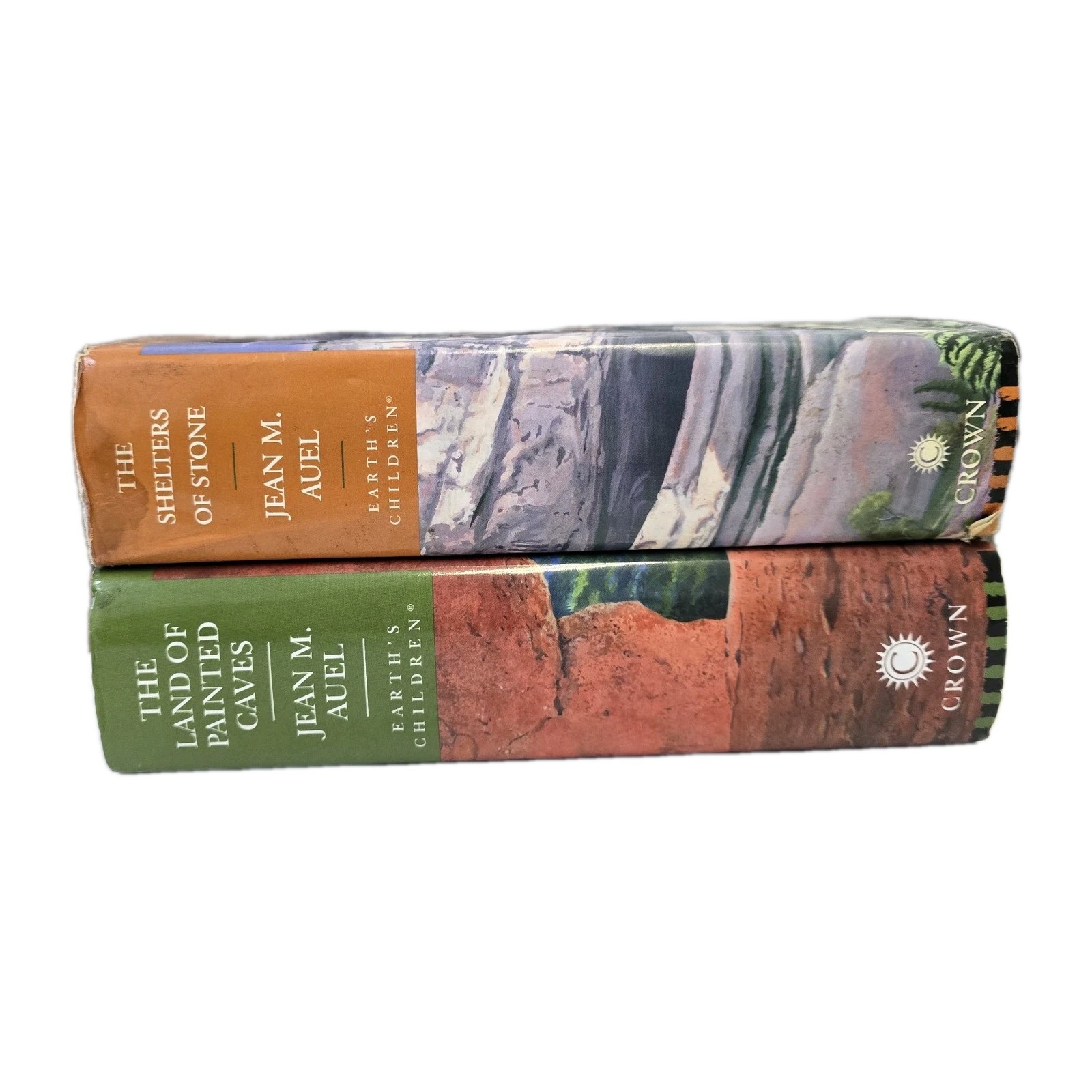 4 Jean M. Auel “Earth’s Children Series Books. 3 Hardback 1 Paperback. Bantam…