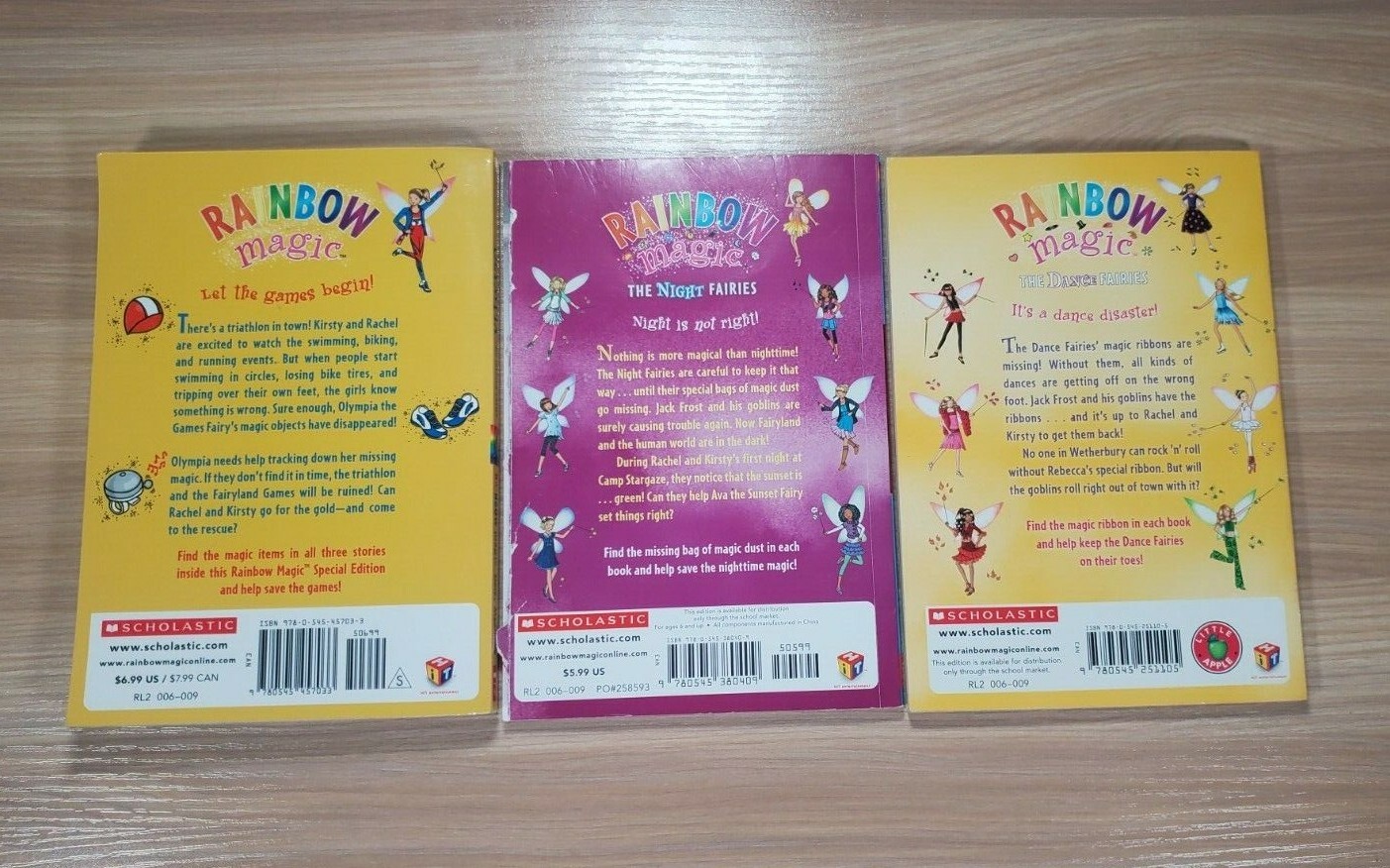 Rainbow Magic Fairy Lot of3 Books by Daisy Meadows Olympia the Games Fairy
