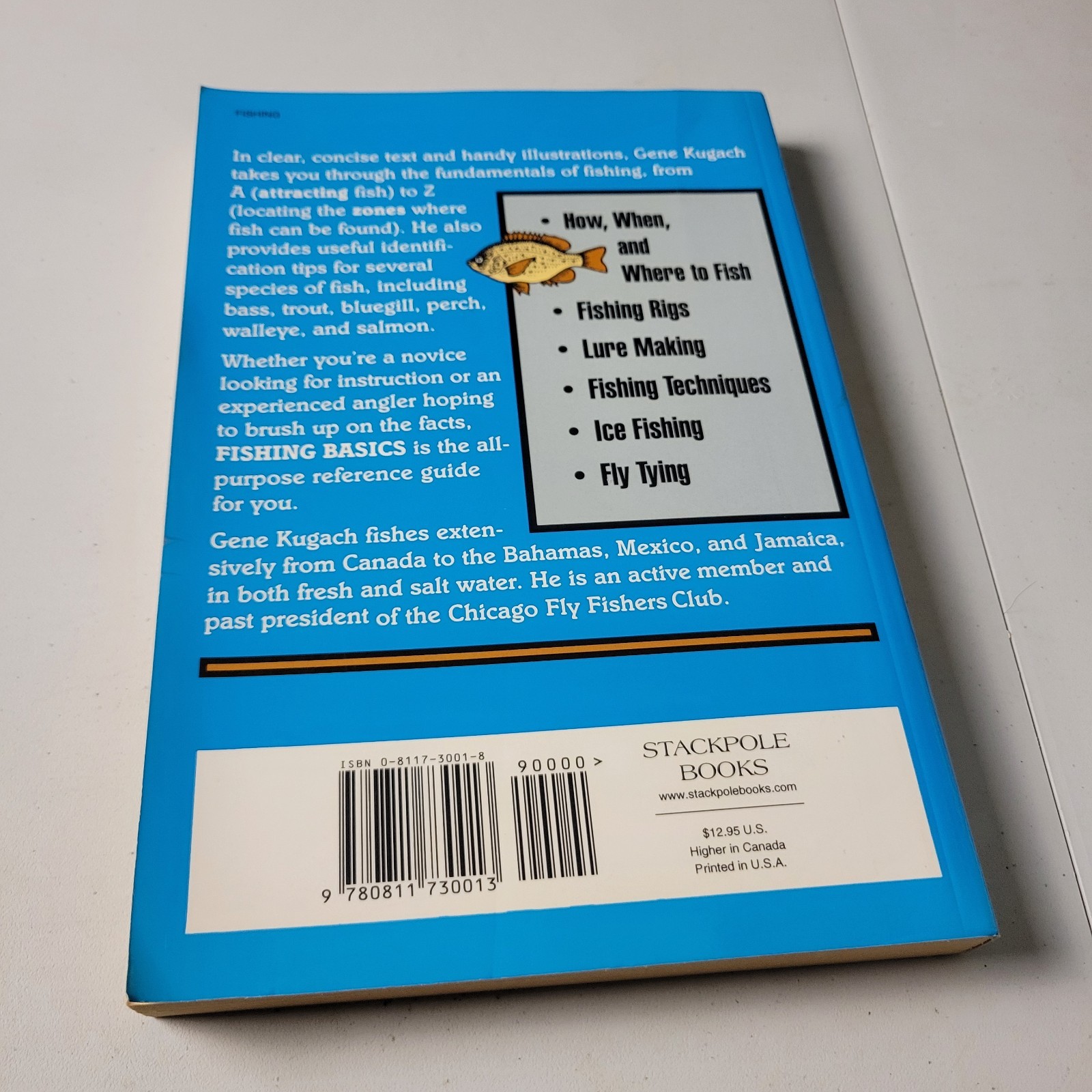 Fishing Basics by Gene Kugach 1993 Trade Paperback FIRST EDITION