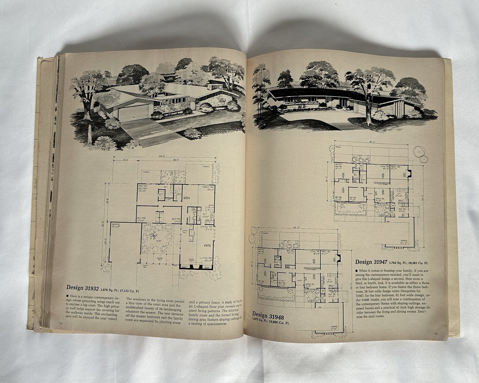 350 Home Plans One Story Designs Under 2000 Sq Ft Home Planners 1982