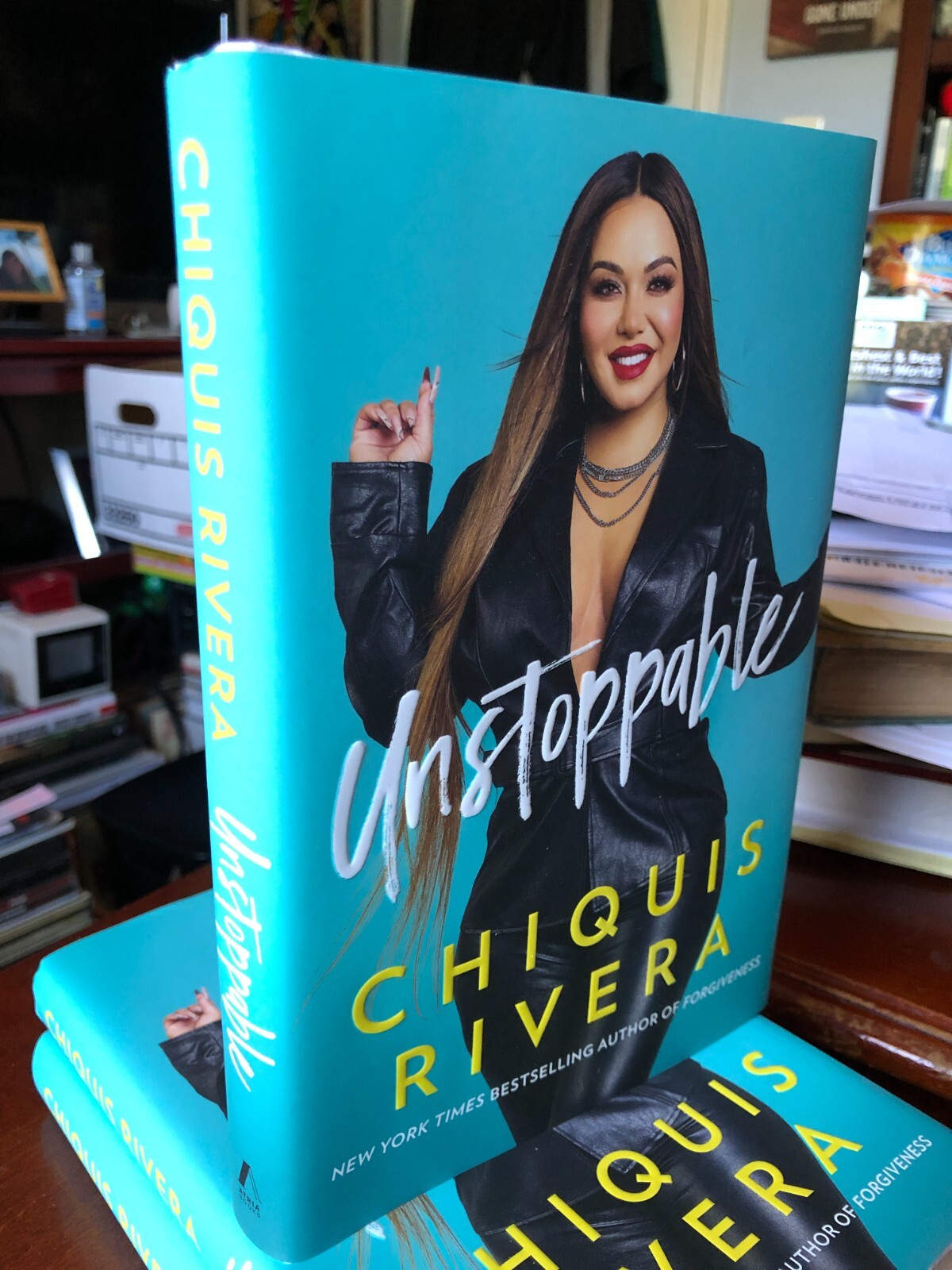 “Unstoppable” by Chiquis Rivera Signed HC 1st 2022 Atria Books