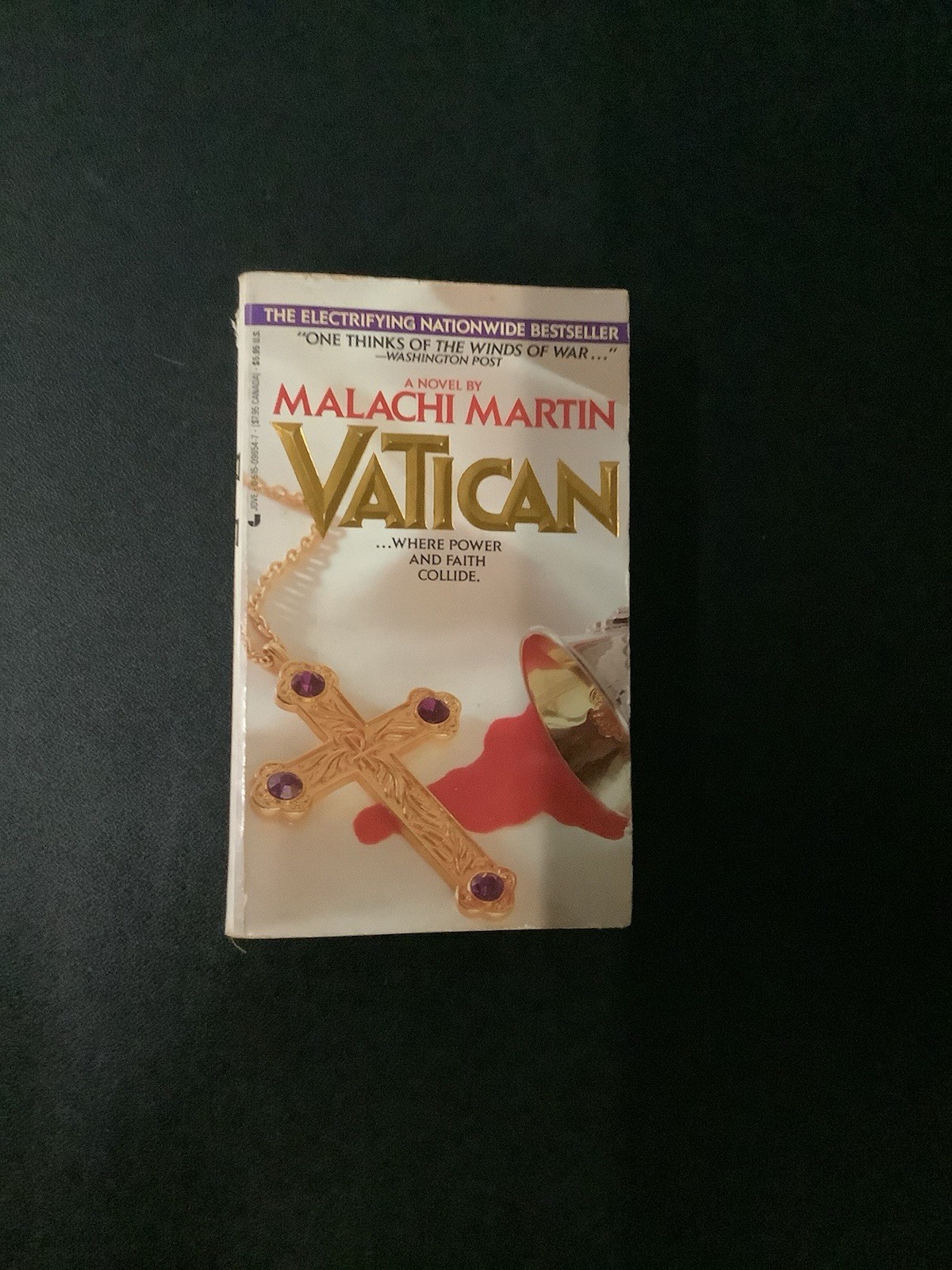 Vatican by Malachi Martin 1986 Trade Paperback First Edition Good Condition