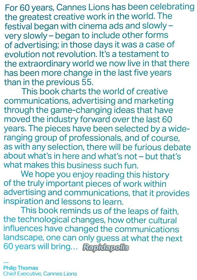 GAME CHANGERS – The Evolution of Advertising – 2013 HC Color Book 312 Pages