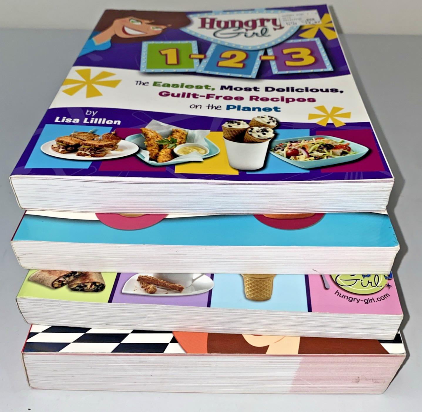 Hungry Girl Books Lot of 4 Lisa Lillien 300 200 1-2-3 Survival Strategies