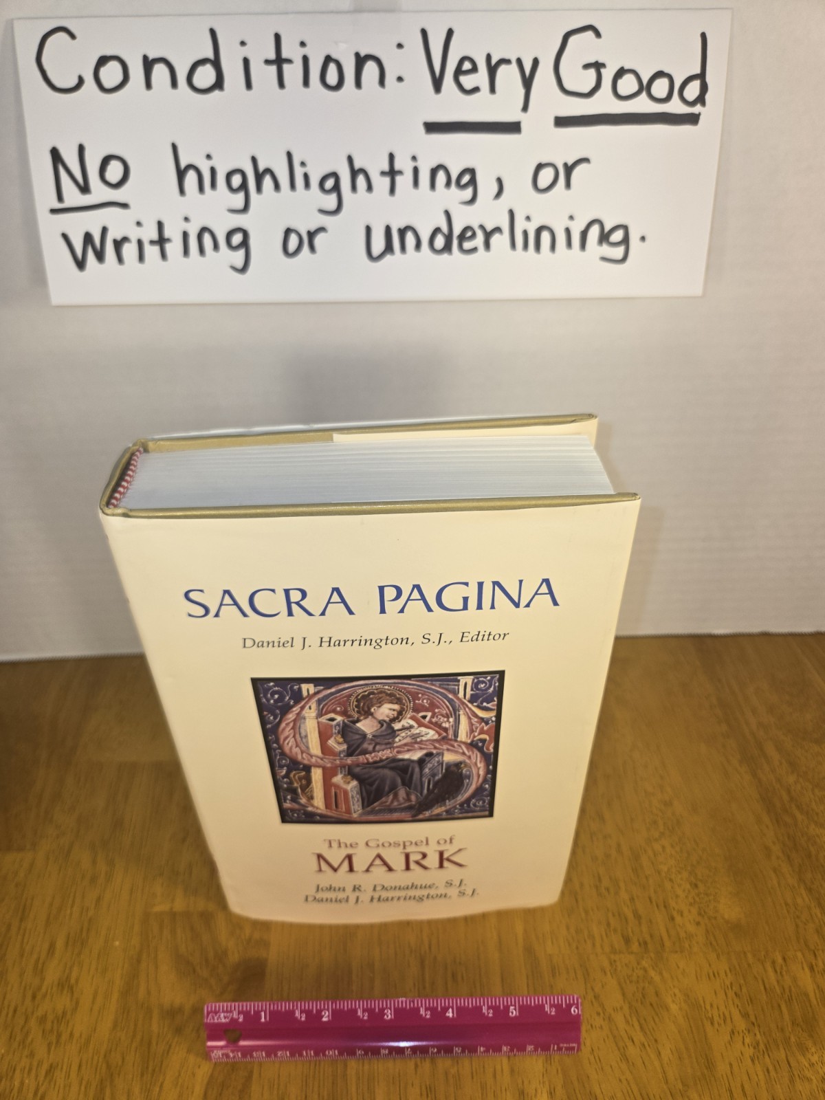 Sacra Pagina The Gospel of Mark HC Donahue & Harrington 2002 Commentary