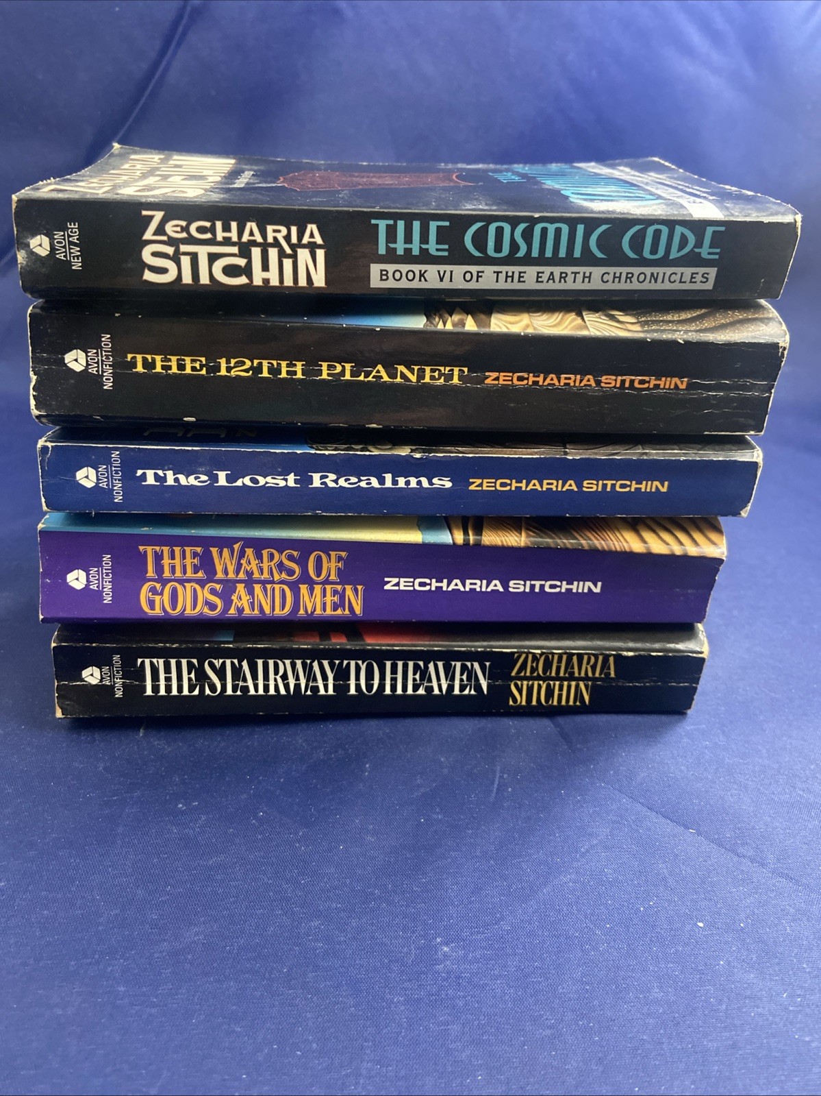 Zecharia Sitchin Lot Books 1, 2, 3, 4 & 6 Earth Chronicles Series Paperback