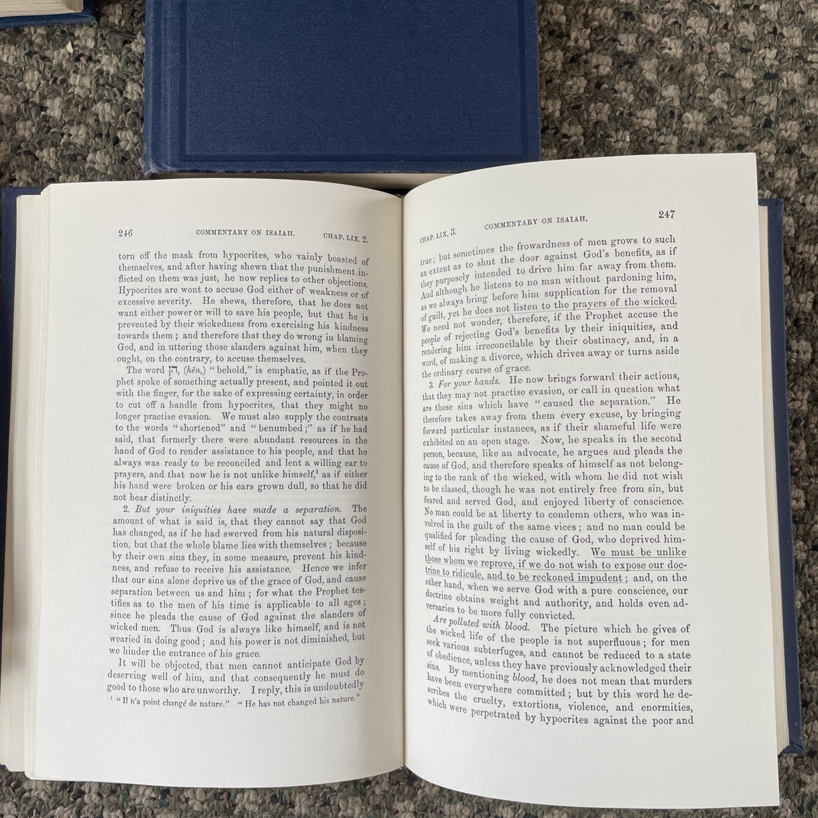 Calvin’s Commentary on Isaiah 4 Volume Set Eerdmans Hardback
