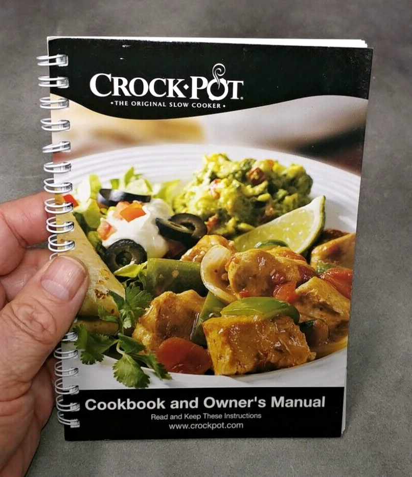 Crockpot Slow Cooker Spiral Cookbook 86 pages of How to Use Tips Hints & Recipes
