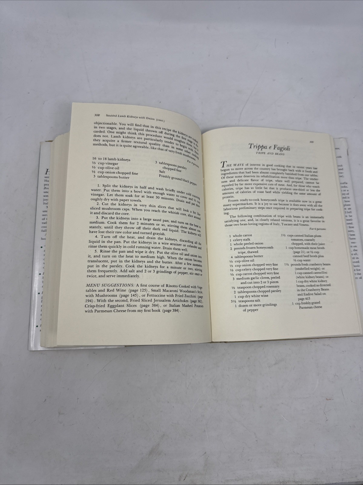 More Classic Italian Cooking by Marcella Hazan- Vintage Cookbook November (1978)