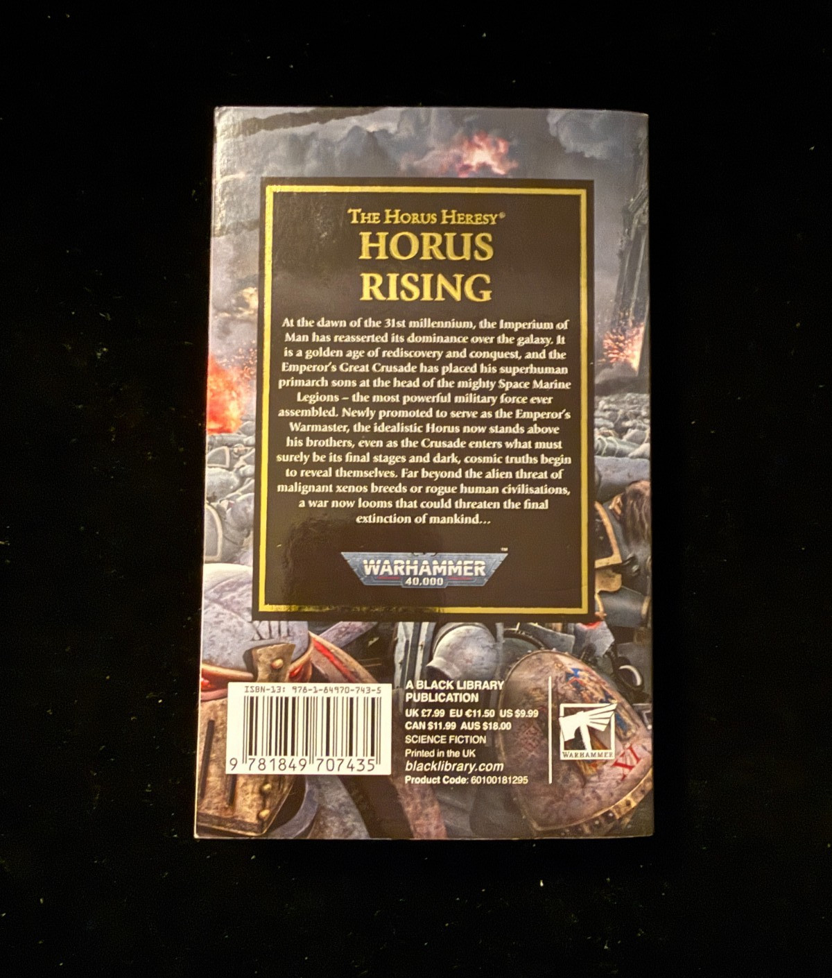 Horus Heresy Horus Rising by Dan Abnett Black Library Books Warhammer 40K