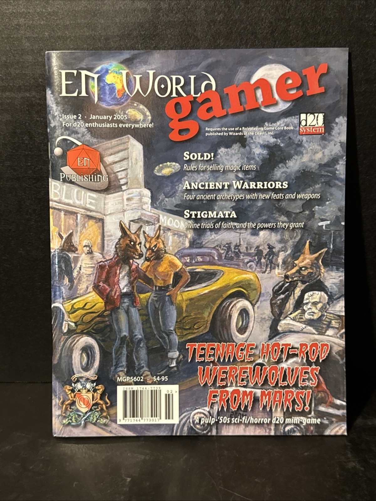 En World Gamer Lot Issues #1 #2 #1 d20 Wizards of the Coast RPG NEW 27B