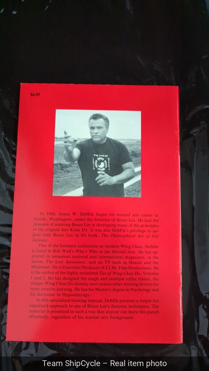 Brand Bruce Lee 1 3 Inch Secret Power Punch Book Jeet Kune Do RARE Jam G2U