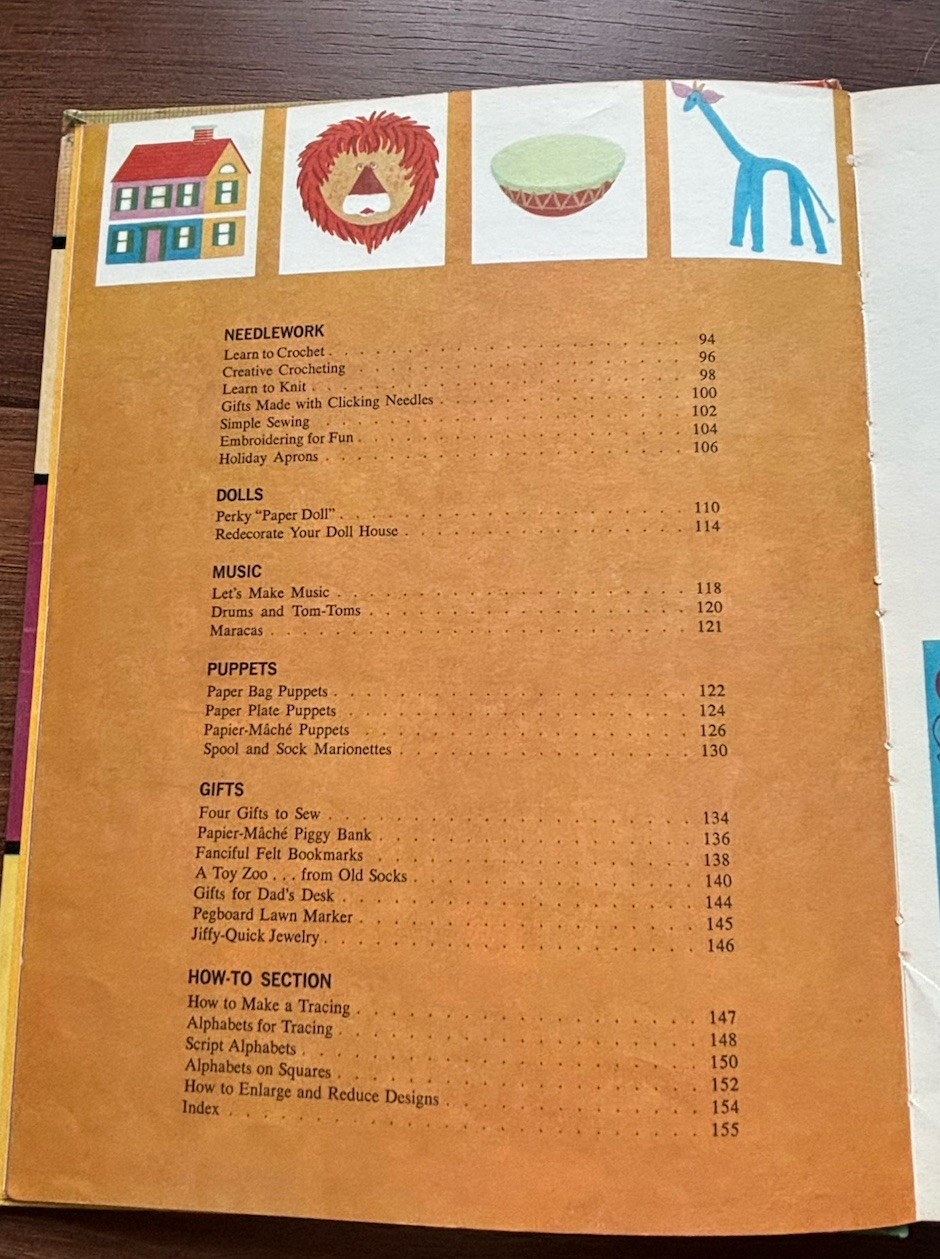 Vintage McCall’s Golden Do-It Book with crafts/ projects for kids 6-14 (1962)