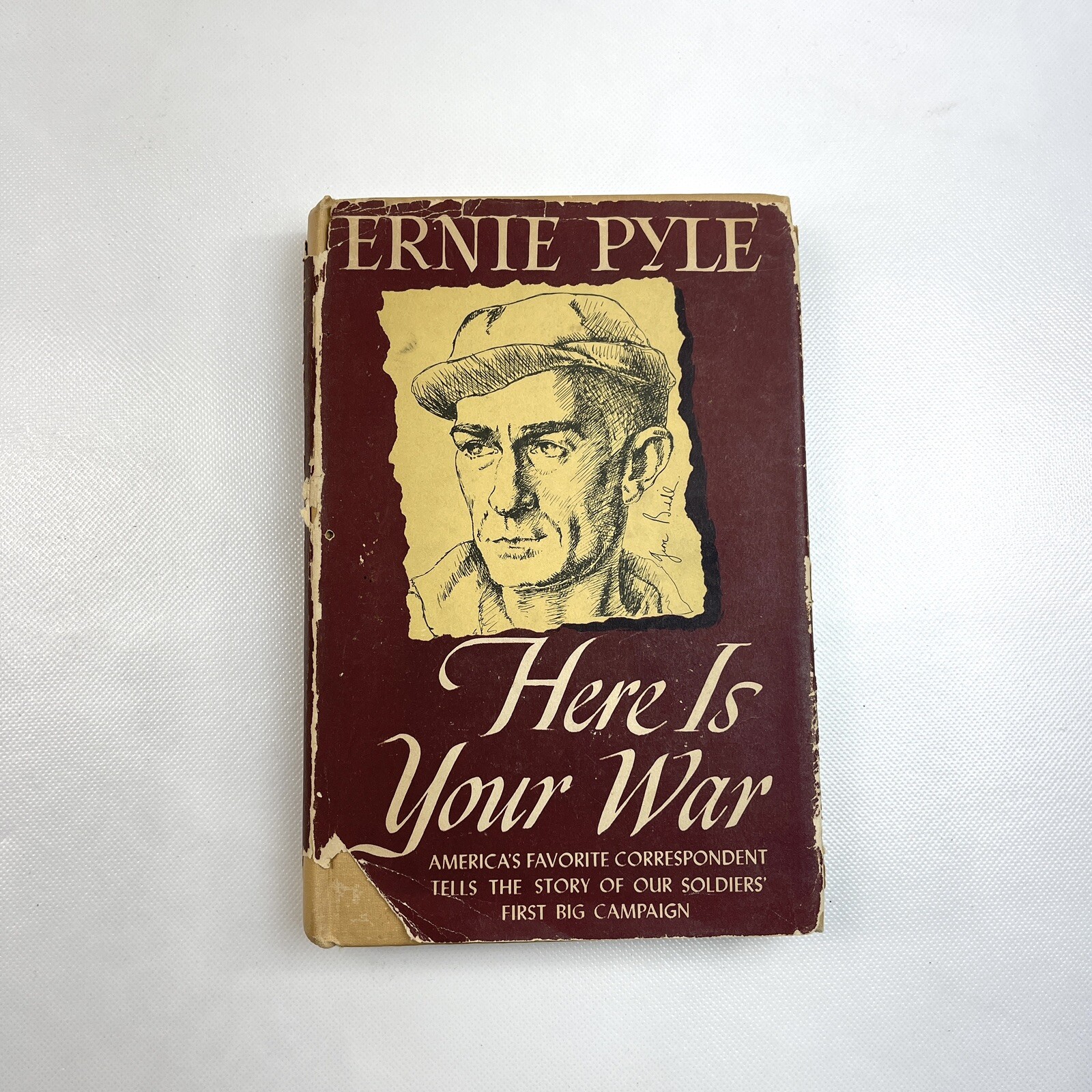 Here Is Your War Ernie Pyle Paperback Book 1943 Henry Holt And Company Inc