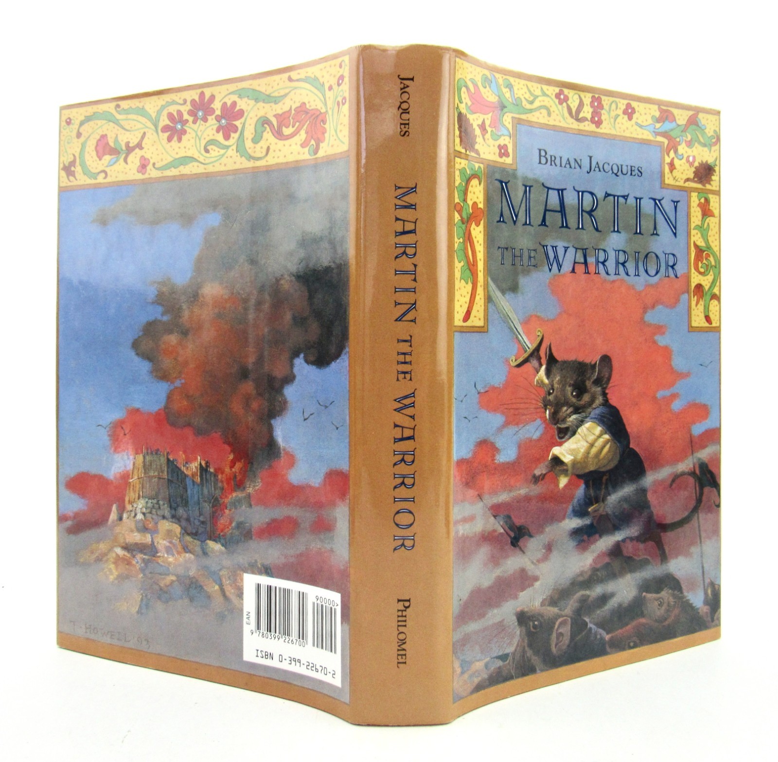 MARTIN THE WARRIOR Brian Jacques 1993 Philomel 1st Printing HBDJ EXC L1