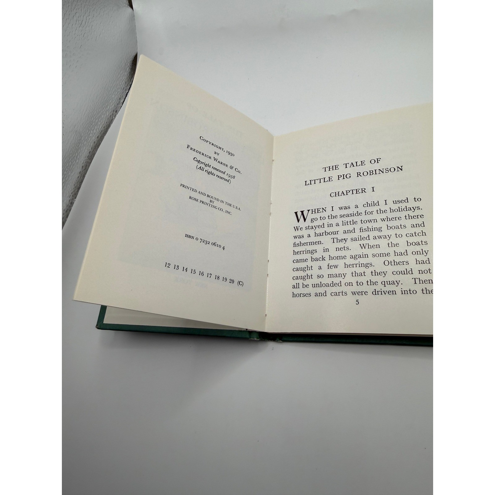 The Tale of Little Pig Robinson Beatrix Potter Hardcover Frederick Warne & Co
