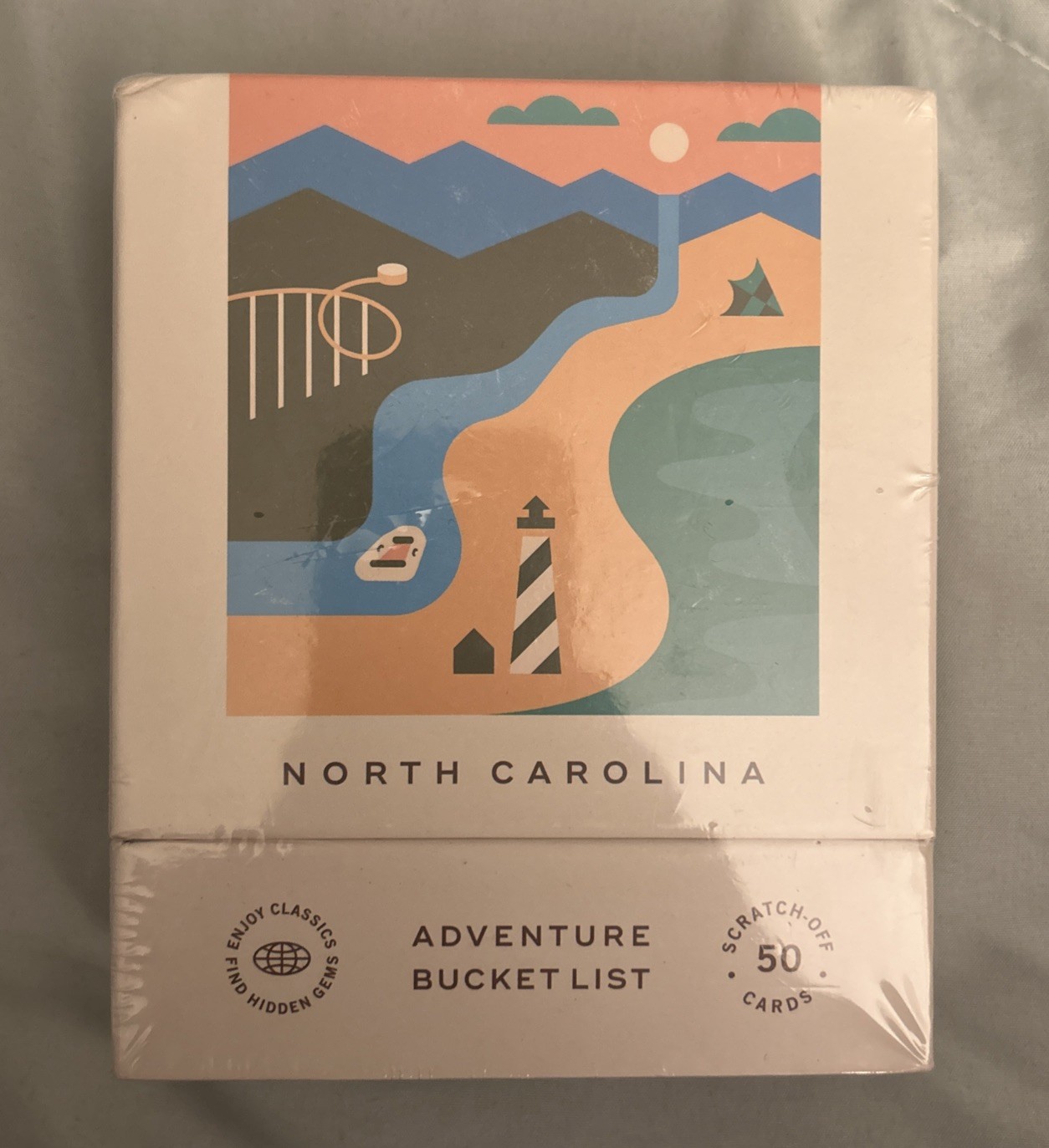 North Carolina Adventure Bucket List 50 Scratch Off Cards for Outdoor Activities