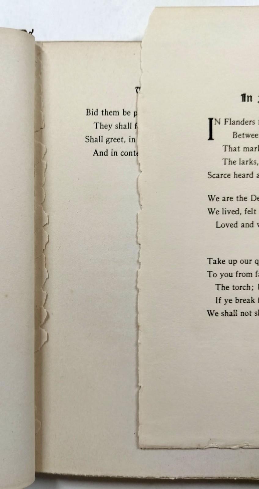 In Flanders Fields And Other Poems by John McCrae HC 1st American Edition 1919