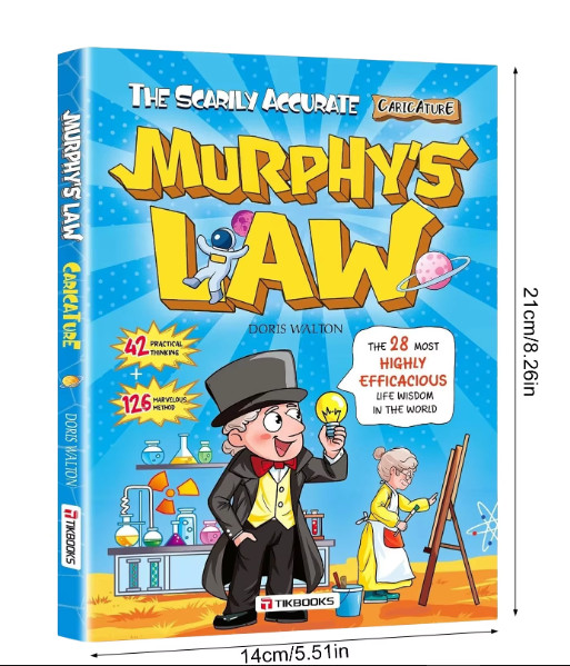 Murphy’s Law Learning Book for Kids 8-12 with 128 Pages Paperback Free Shipping