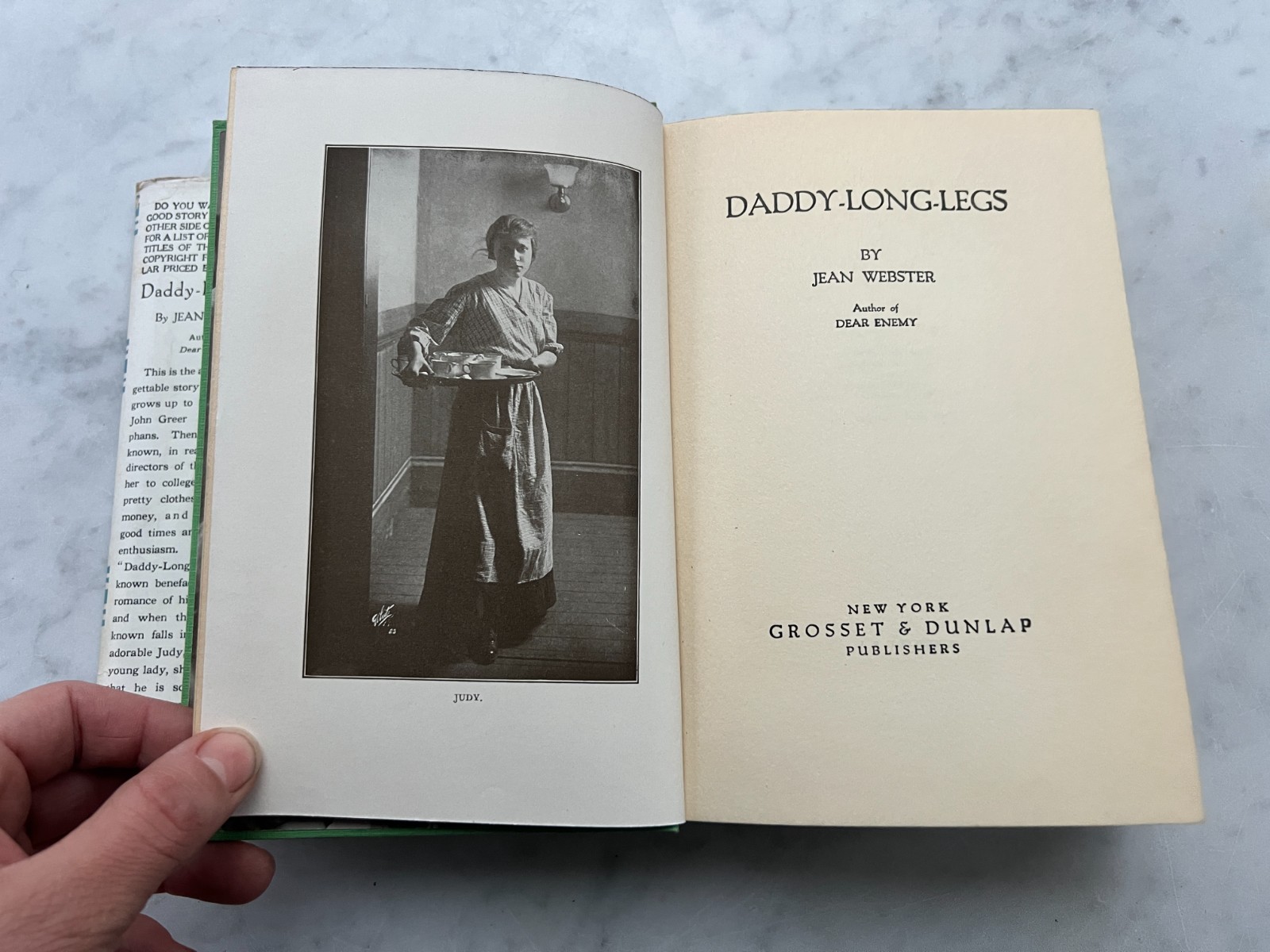 “Daddy Long Legs” Jean Webster 1912 Hardcover w/ Dust Jacket Book