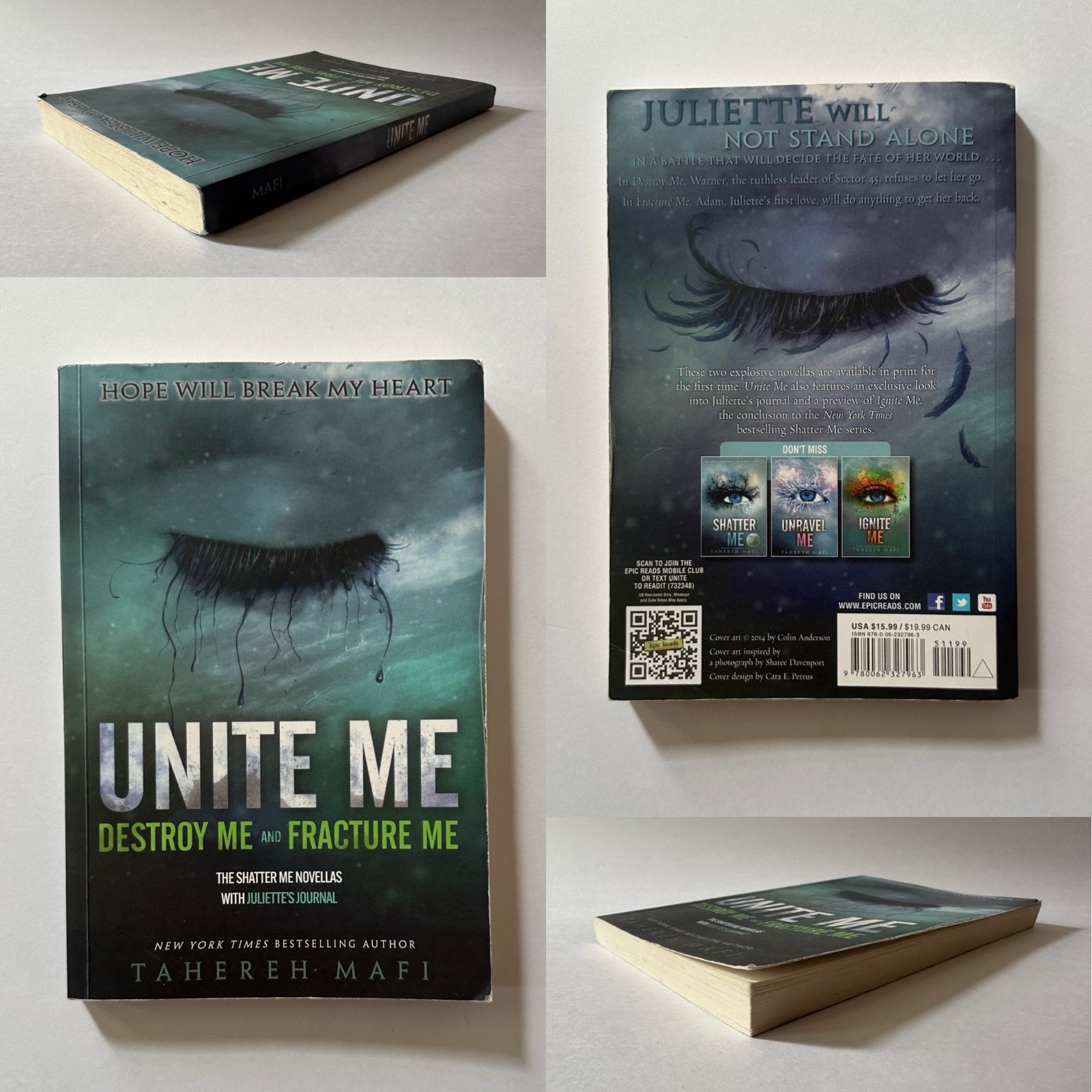 Tahereh Mafi SHATTER ME The Complete Collection – 9 Vol Trade Paperback Box Set
