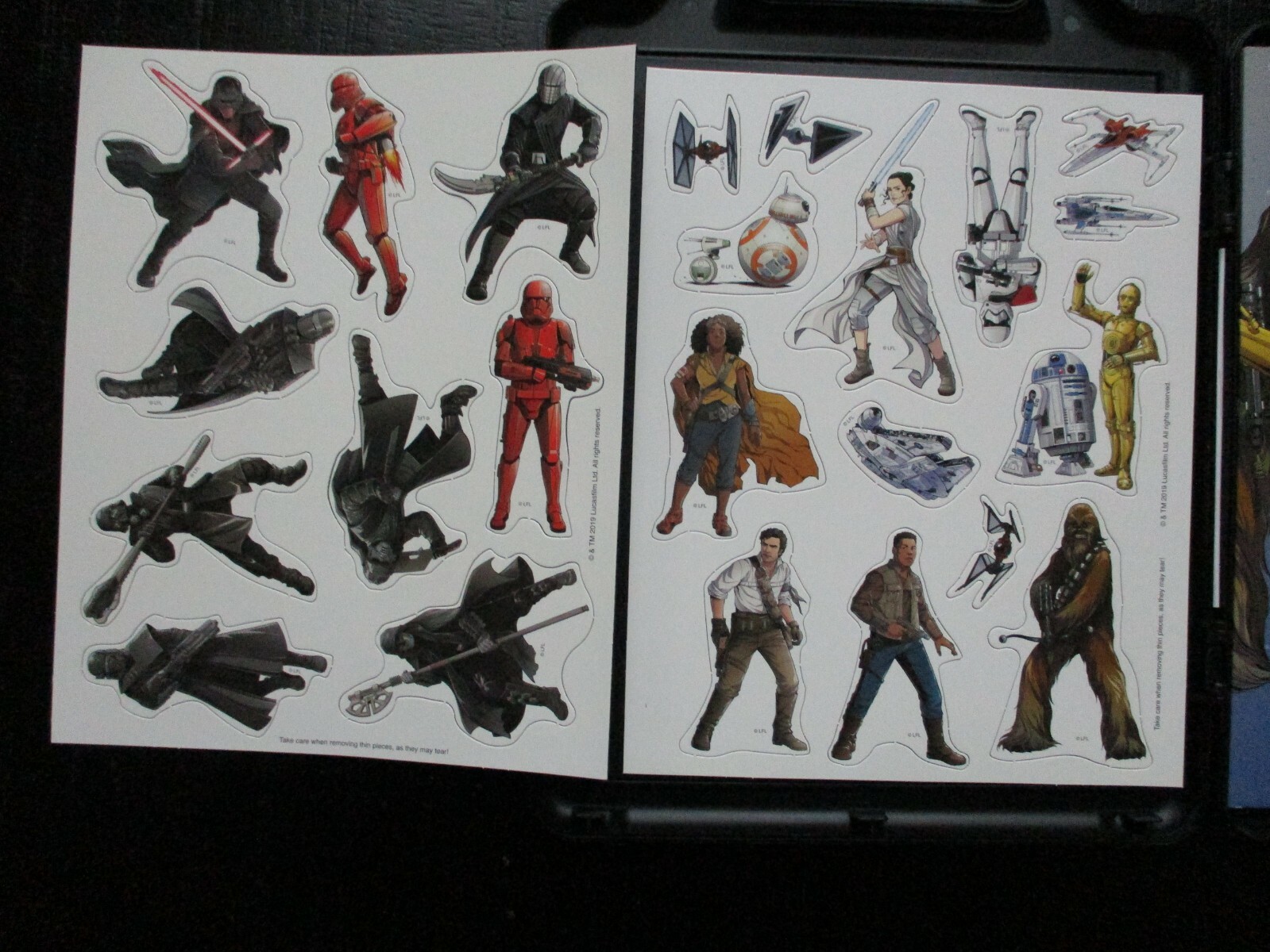 Star Wars The Rise of Skywalker Book and Magnetic Play Set ~ NEW