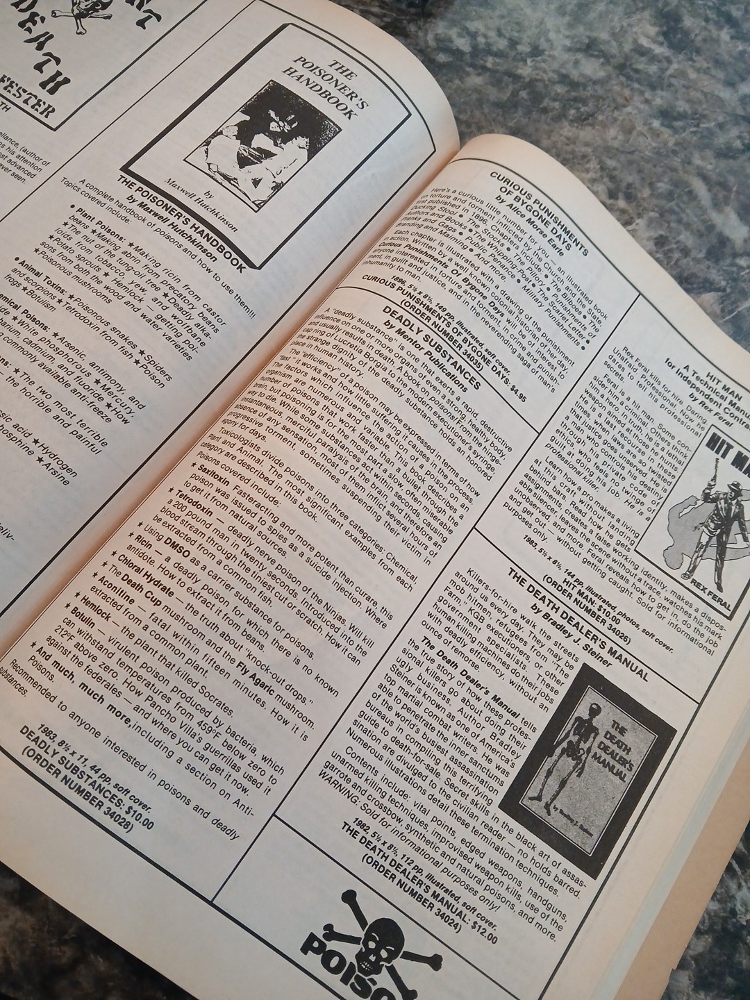 ROBERT ANTON WILSON Two articles in LOOMPANICS Unlimited book catalog 1989 VG