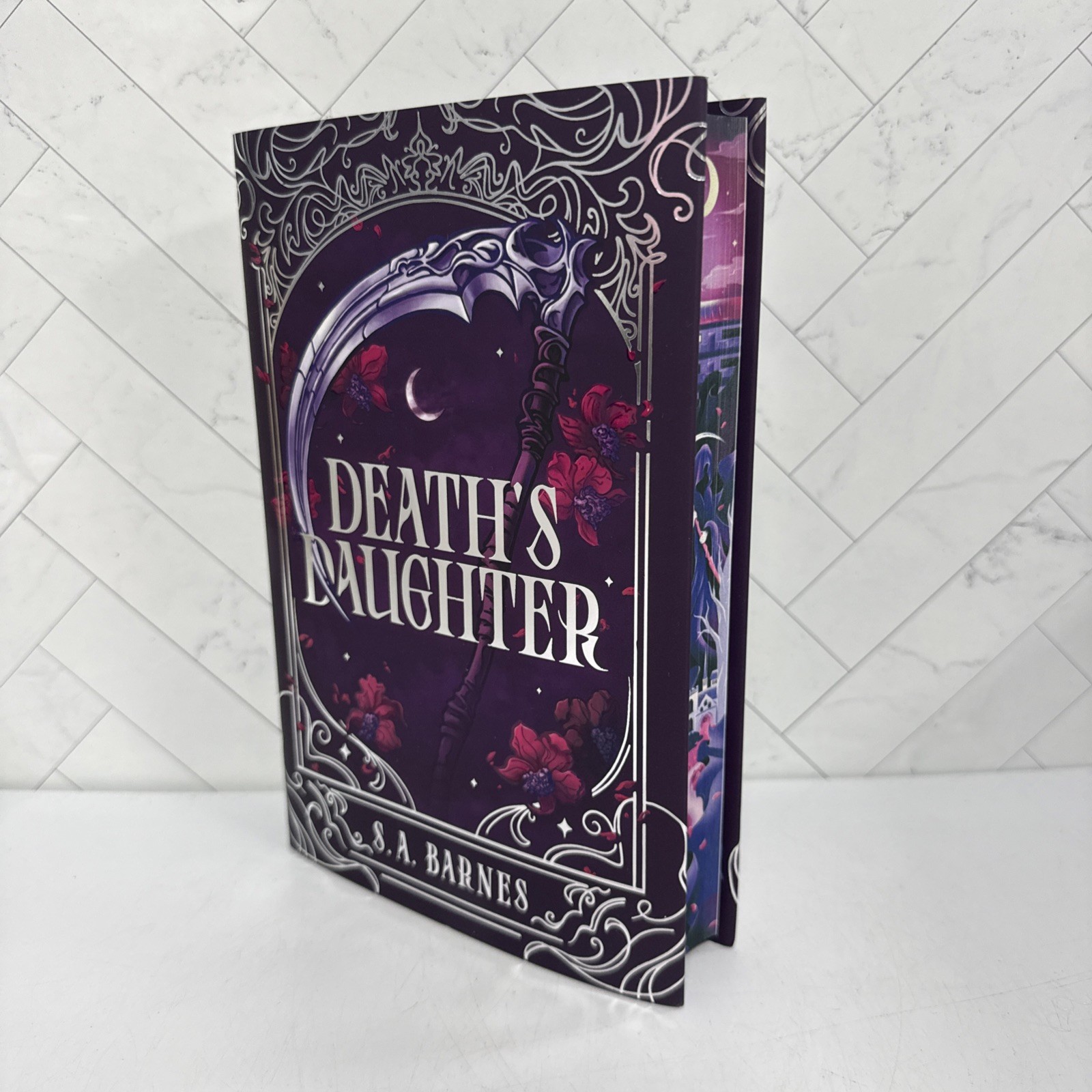 Fairyloot Special Edition Death’s Daughter by S.A. Barnes Sprayed Edges