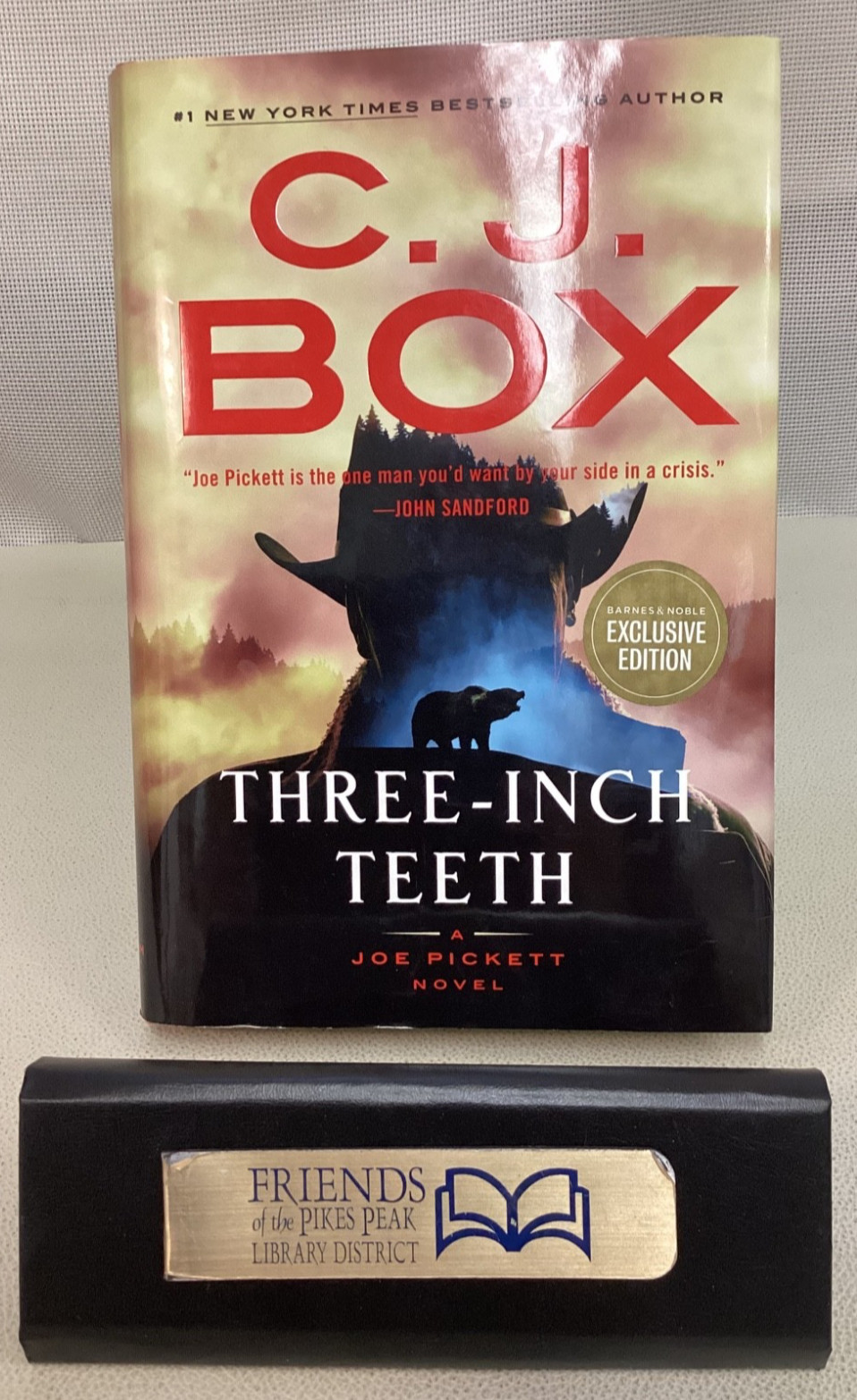 Signed 1st Ed THREE-INCH TEETH by C.J. Box Joe Pickett Novel HC w/DJ 2024 Putnam