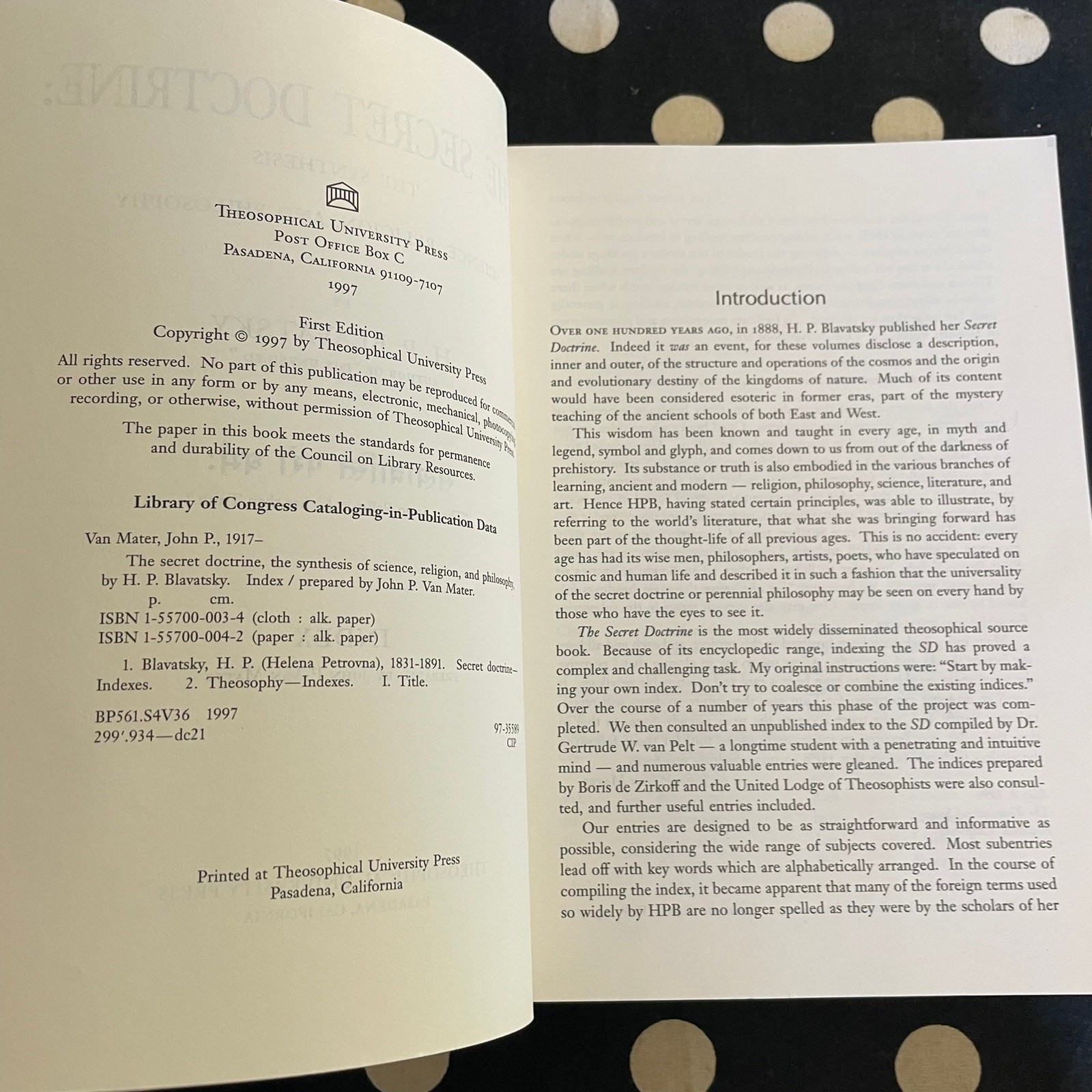 Secret Doctrine Index & Vol. II & Isis Unveiled Vols I & II by Madame Blavatsky