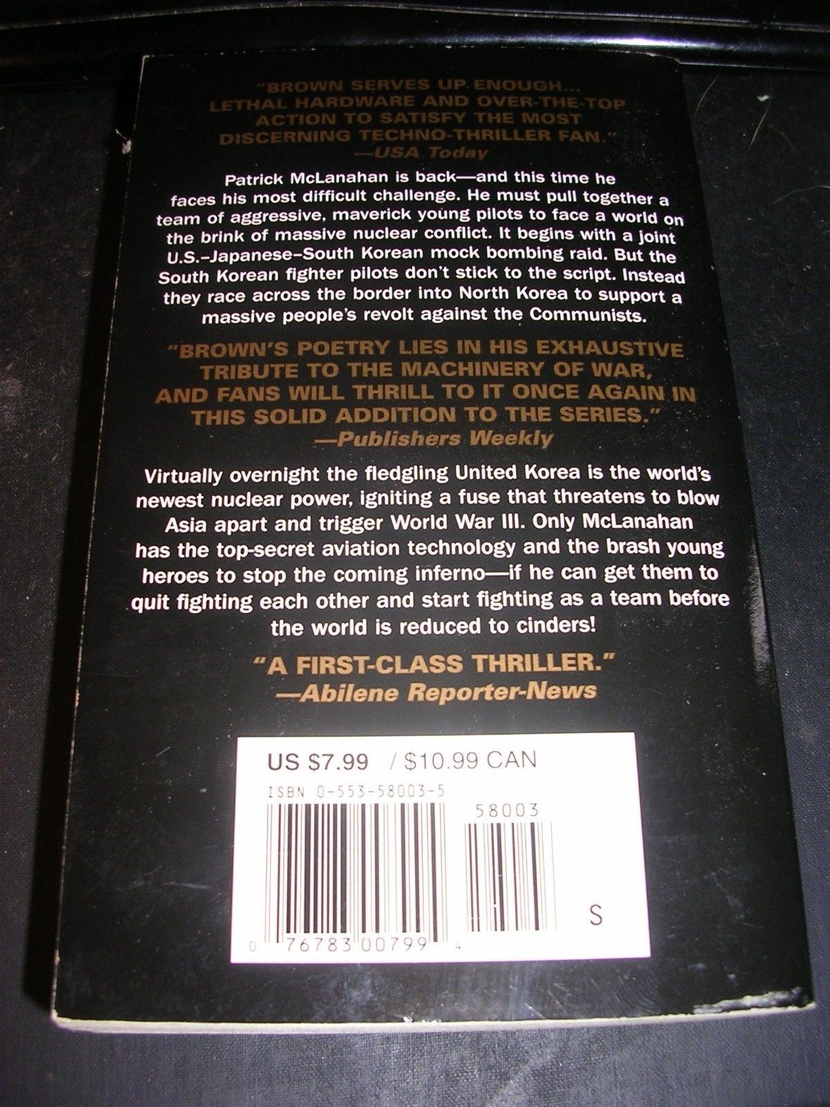 Patrick McLanahan Ser.: Battle Born Bk. 8 by Dale Brown (2001, Paperback,…