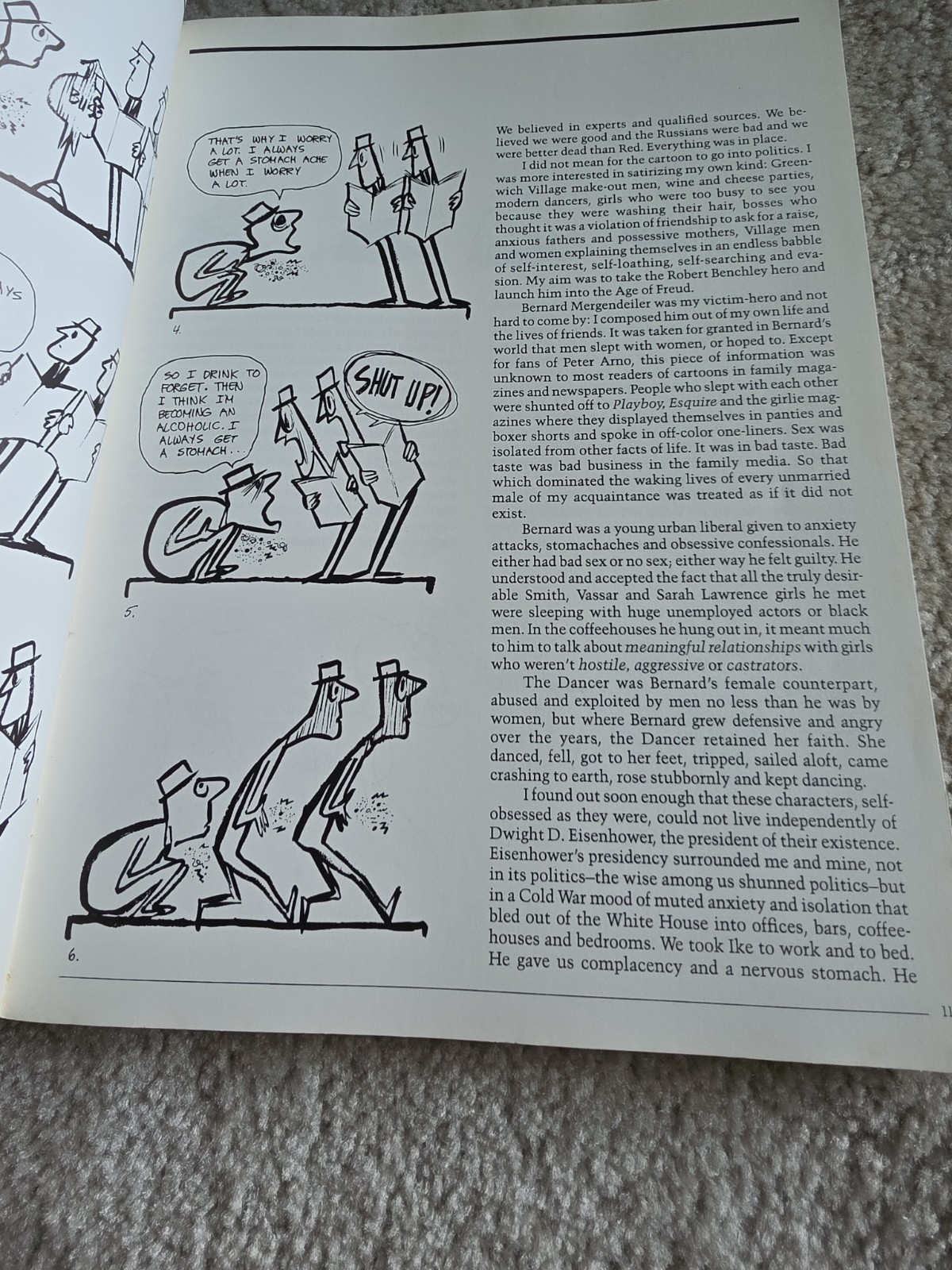 Jules Feiffer’s America from Eisenhower to Reagan-First Edition-1982