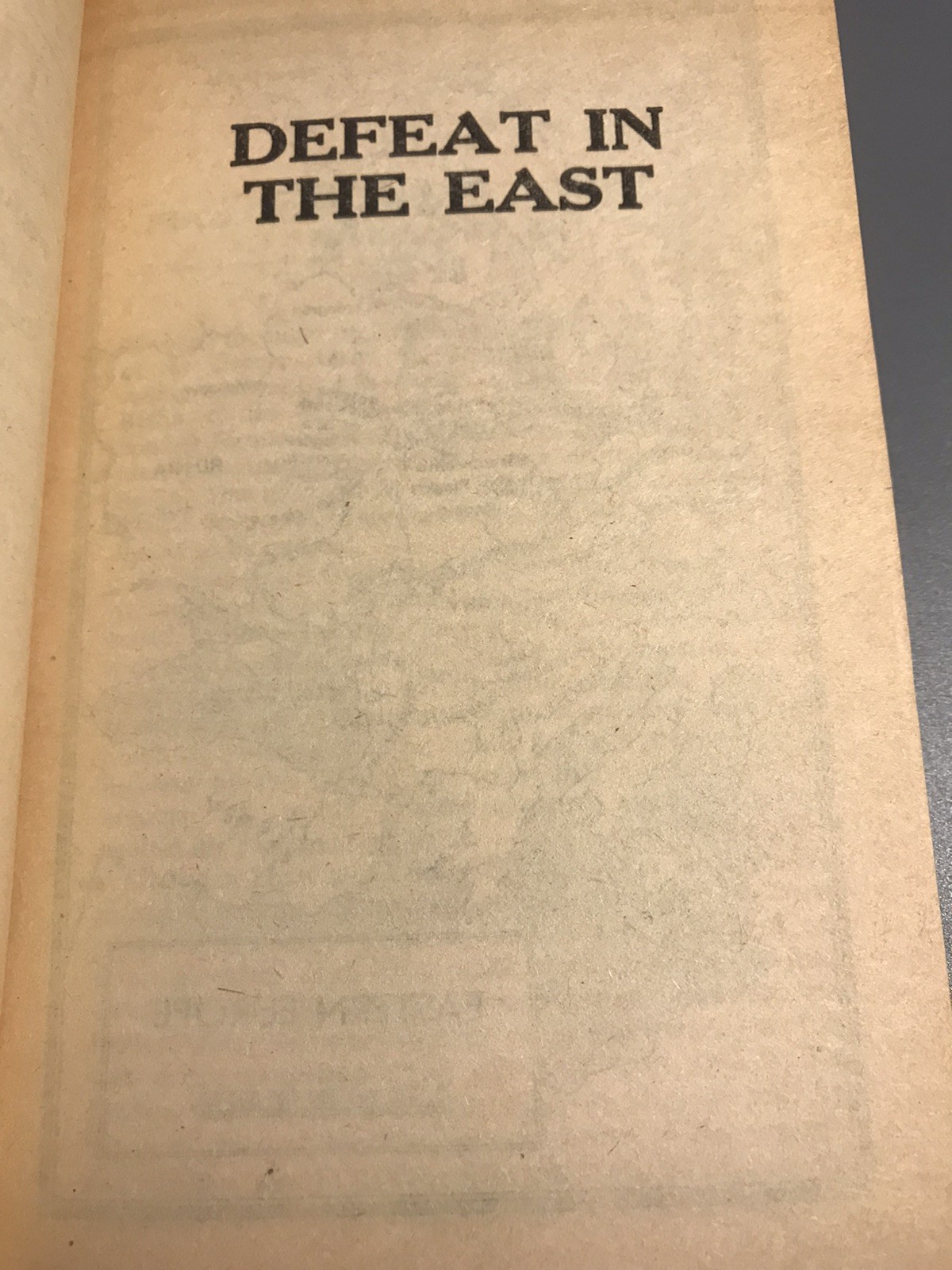 Defeat in the East by Juergen Thorwald (1980 Bantam War Book 1980 – Publ 1951)