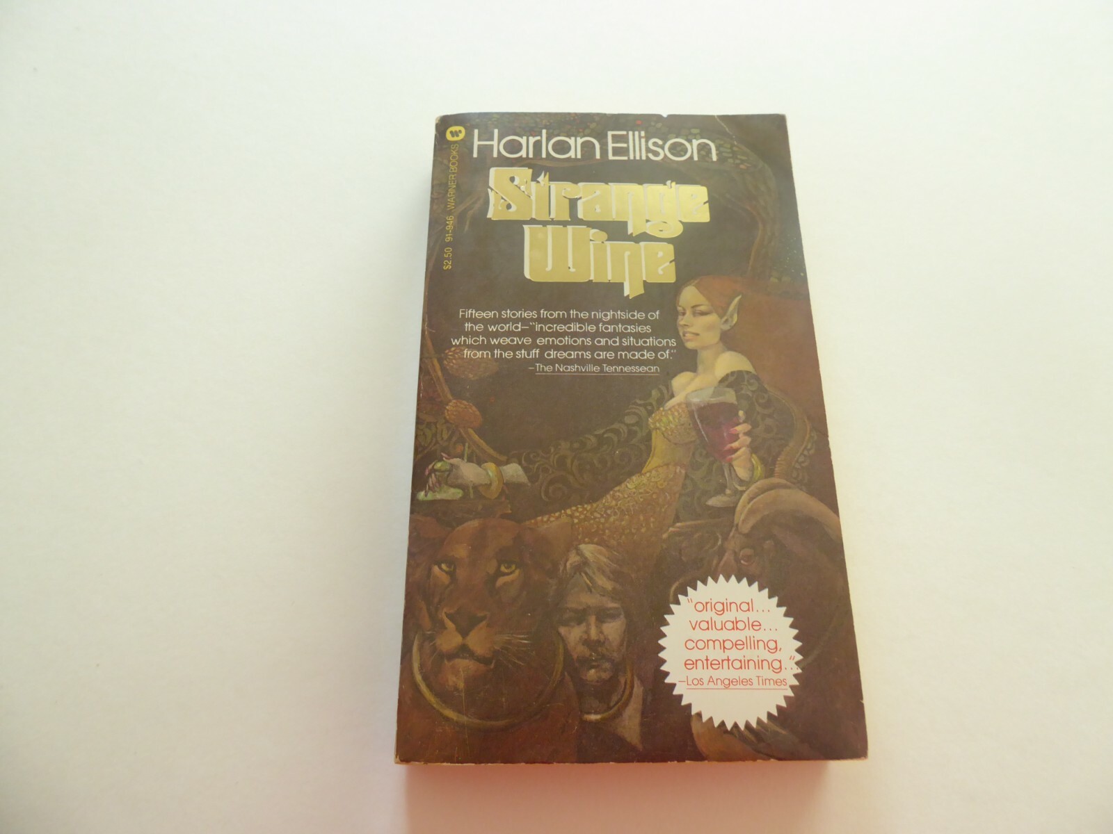 STRANGE WINE 1979 HARLAN ELLISON 15 WILD FANTASIES FIRST EDITION
