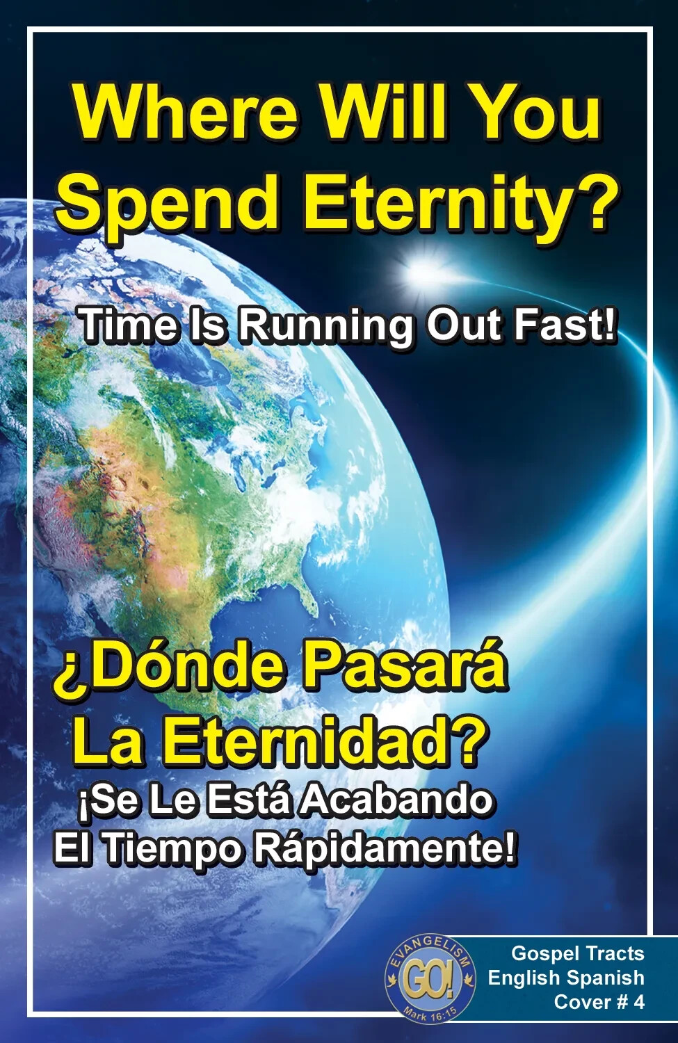 500 Bilingual Gospel Tracts – 4 Different Covers – 20 Pages – “Are You Ready?”