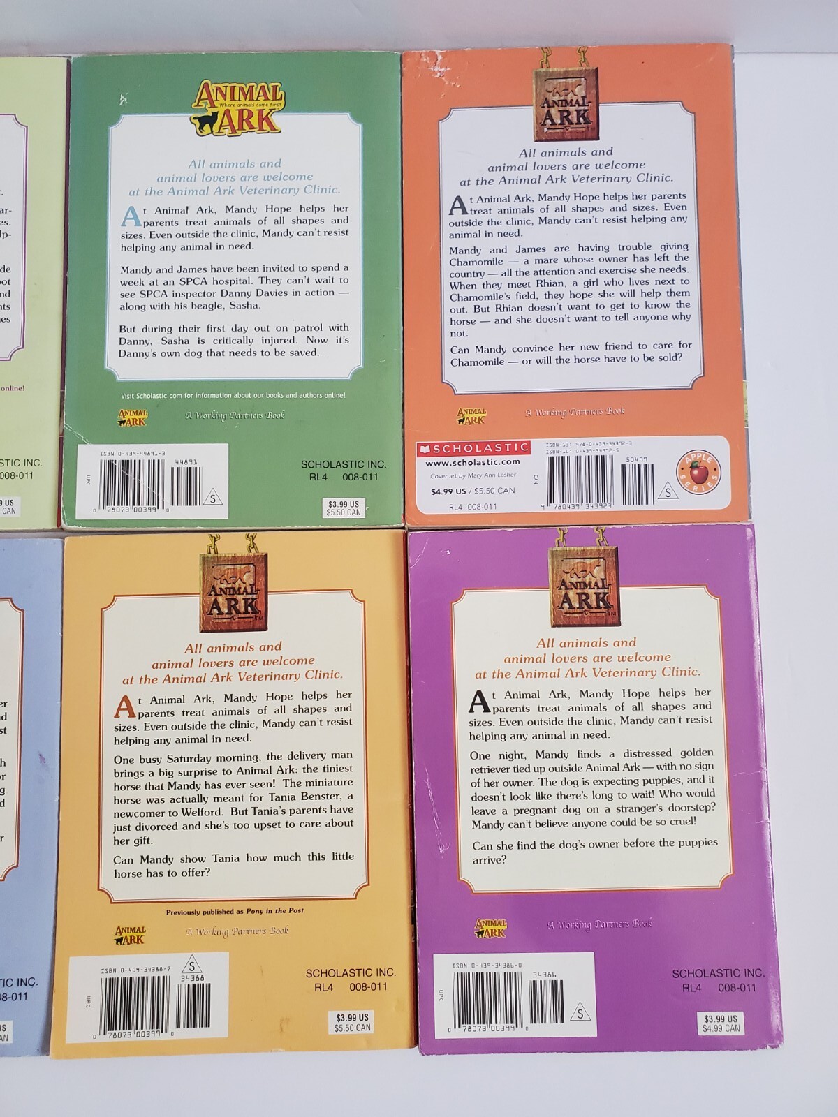 Animal Ark Ben M. Baglio Lot of 12 Children’s Chapter Books Paperback