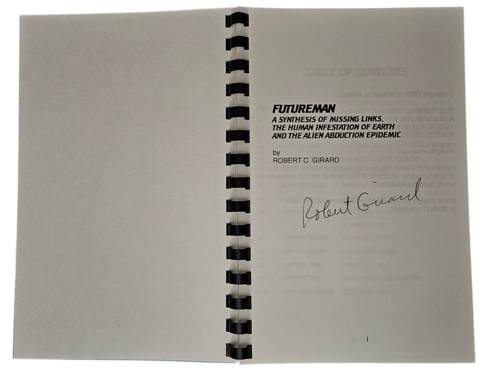 Futureman Synthesis of Missing Links Human Infestation of Earth Robert C Girard