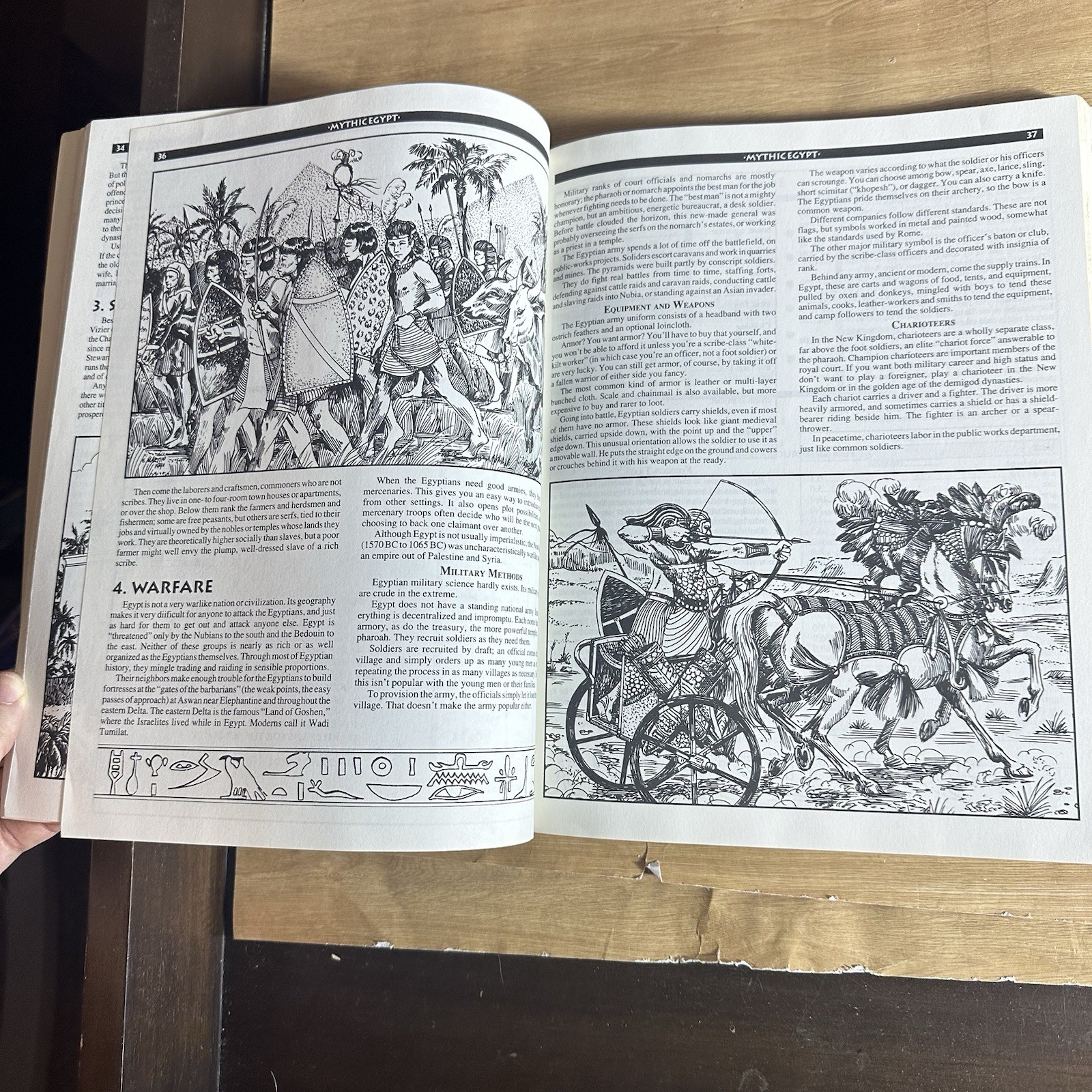 Campaign Classics Mythic Egypt #1050 Role Playing Game Book FRP Systems 1990 PB