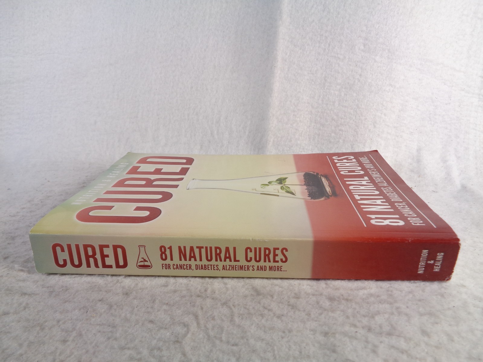 Cured 81 Natural Cures for Cancer Diabetes Alzheimers TPB Book Marginalia