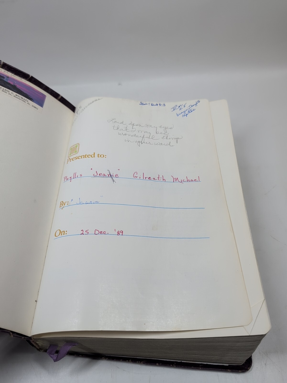 Zondervan NIV 1985 Study Bible Red Letter Violet/Purple Bonded Leather