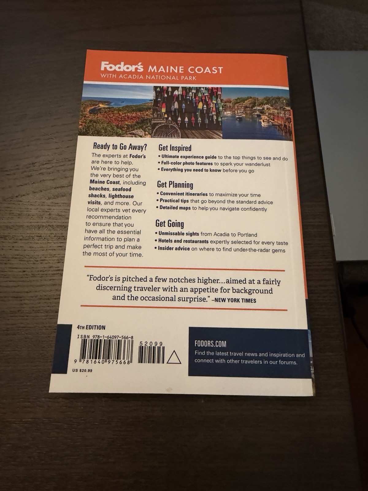 Fodor’s Maine Coast : With Acadia National Park by Fodor’s Fodor’s Travel Guides