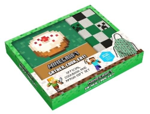 Tara Theoharis Minecraft: The Official Cookbook and Apron Gift Set (Hardback)