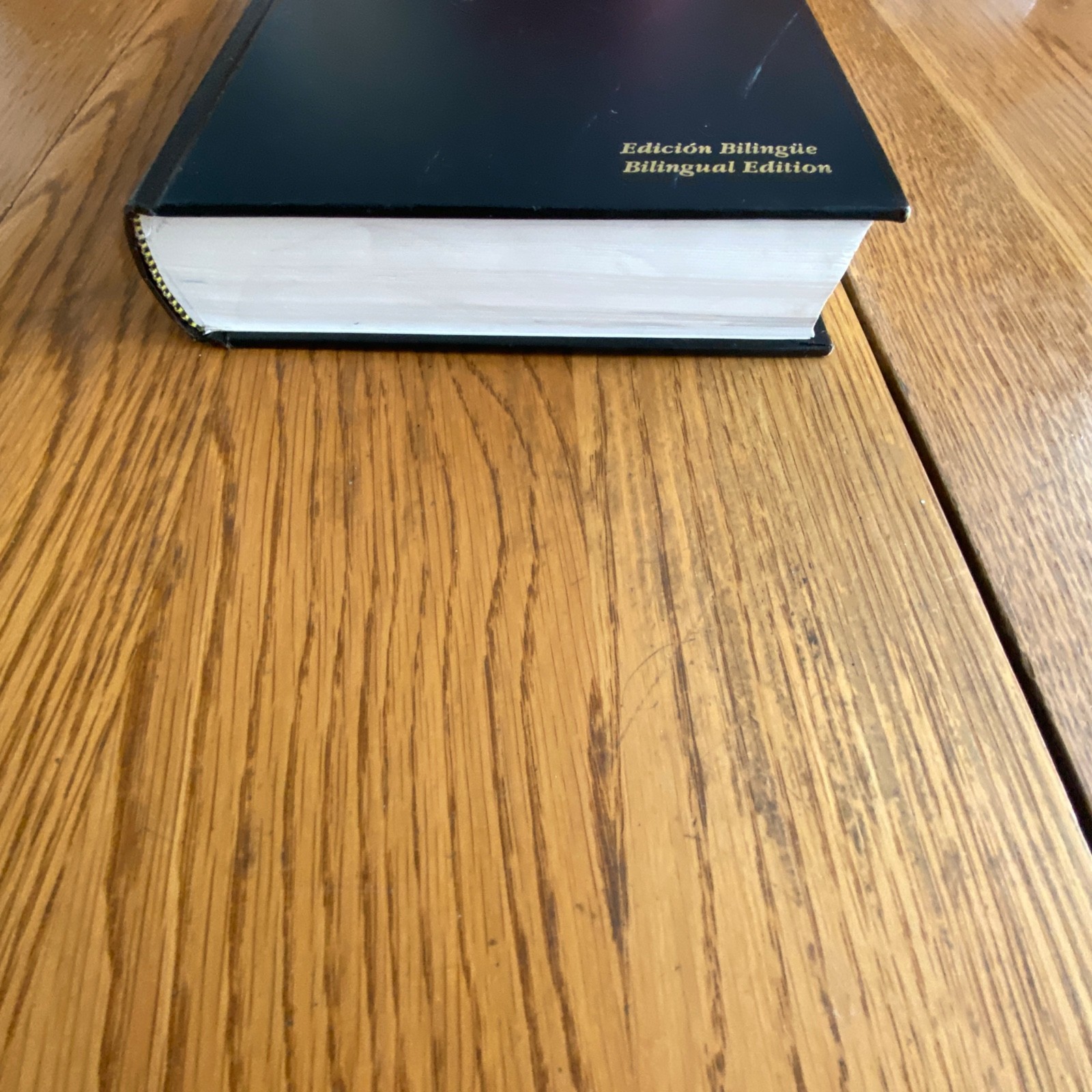 Santa Biblia Holy Bible NASB Updated Edition Bilingual Edition Hardcover Black