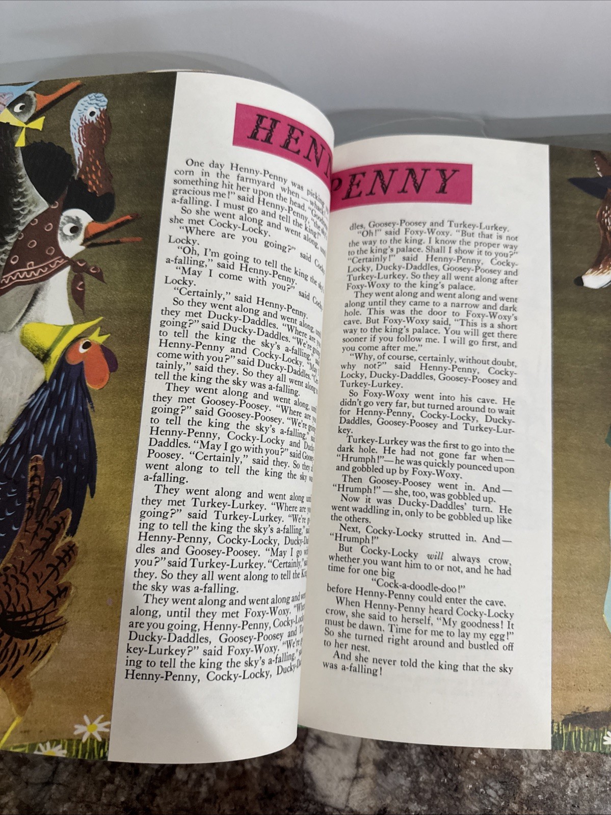 The BIG Book of NURSERY TALES Treaure 1973 hb Evelyn Andreas Leonard Weisgard VG