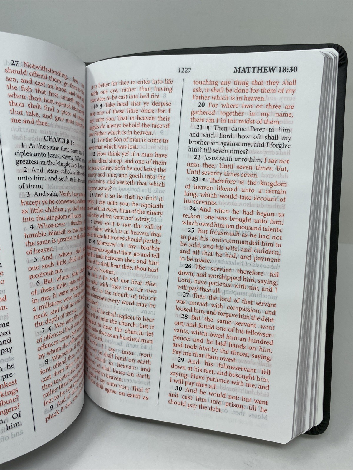 KJV Giant Print Bible (2014, Charcoal Simulated Leather) – TGS International