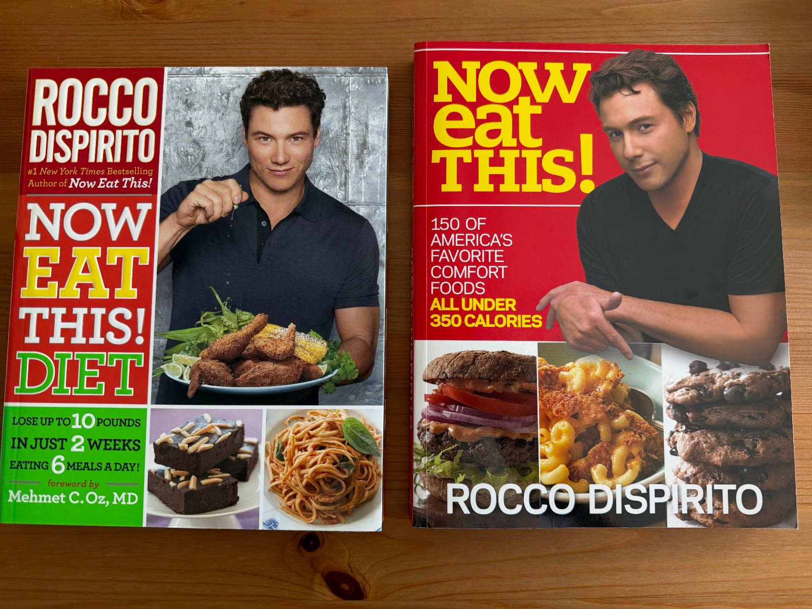 Rocco Dispirito Now Eat This Cookbook and Diet Book Low Calorie Food Healthy 2