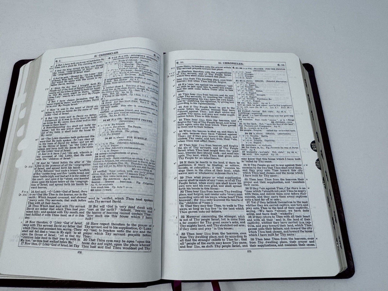 Companion Bible: King James Version, Burgundy, Bonded Leather FAST SHIP!!!