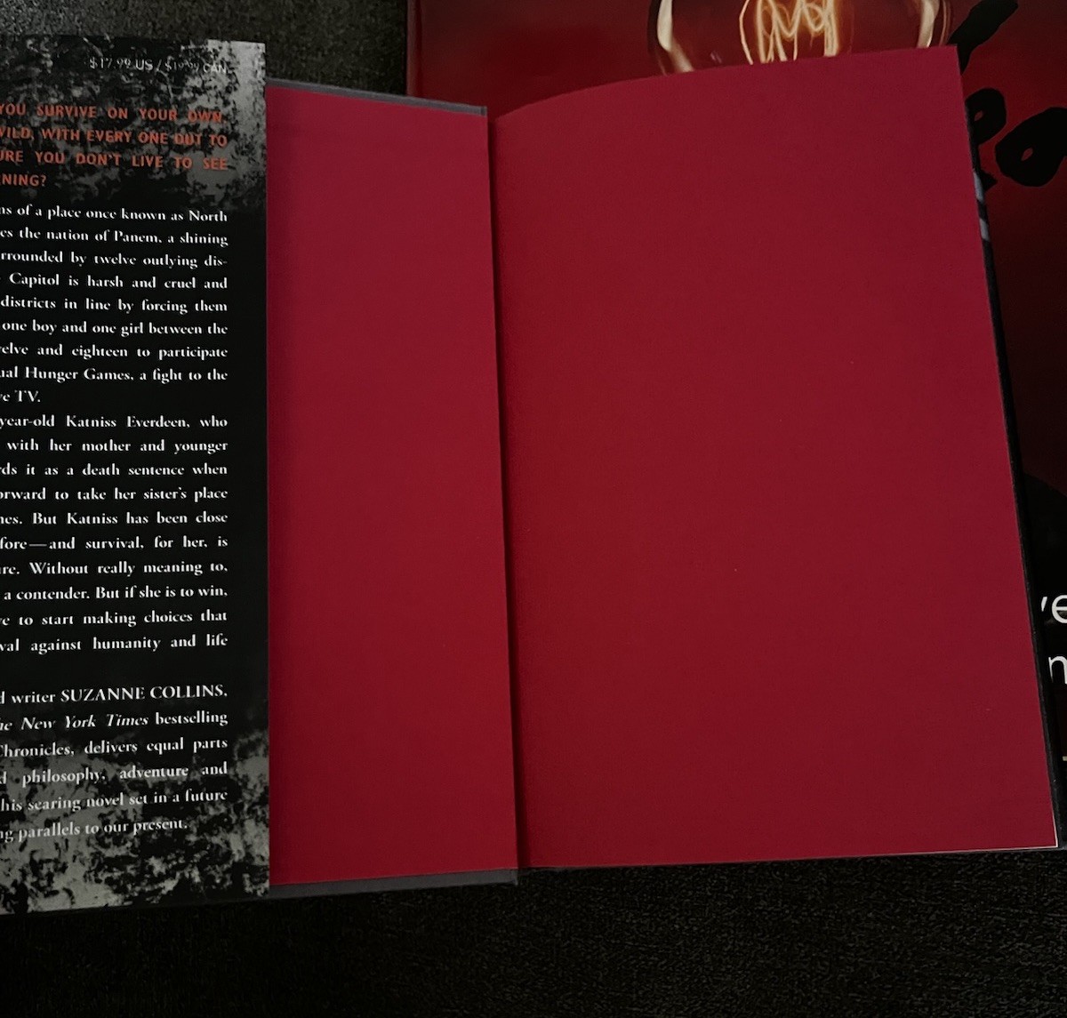 The Hunger Games Hardcover Suzanne Collins YA Dystopian Novel Like New