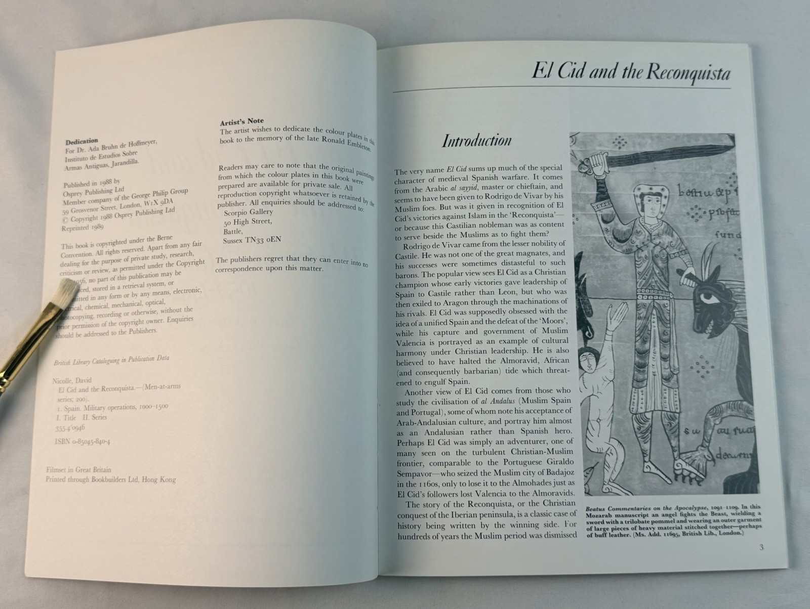 El Cid and the Reconquista 1050 – 1492 Osprey Men at Arms #200 History Book