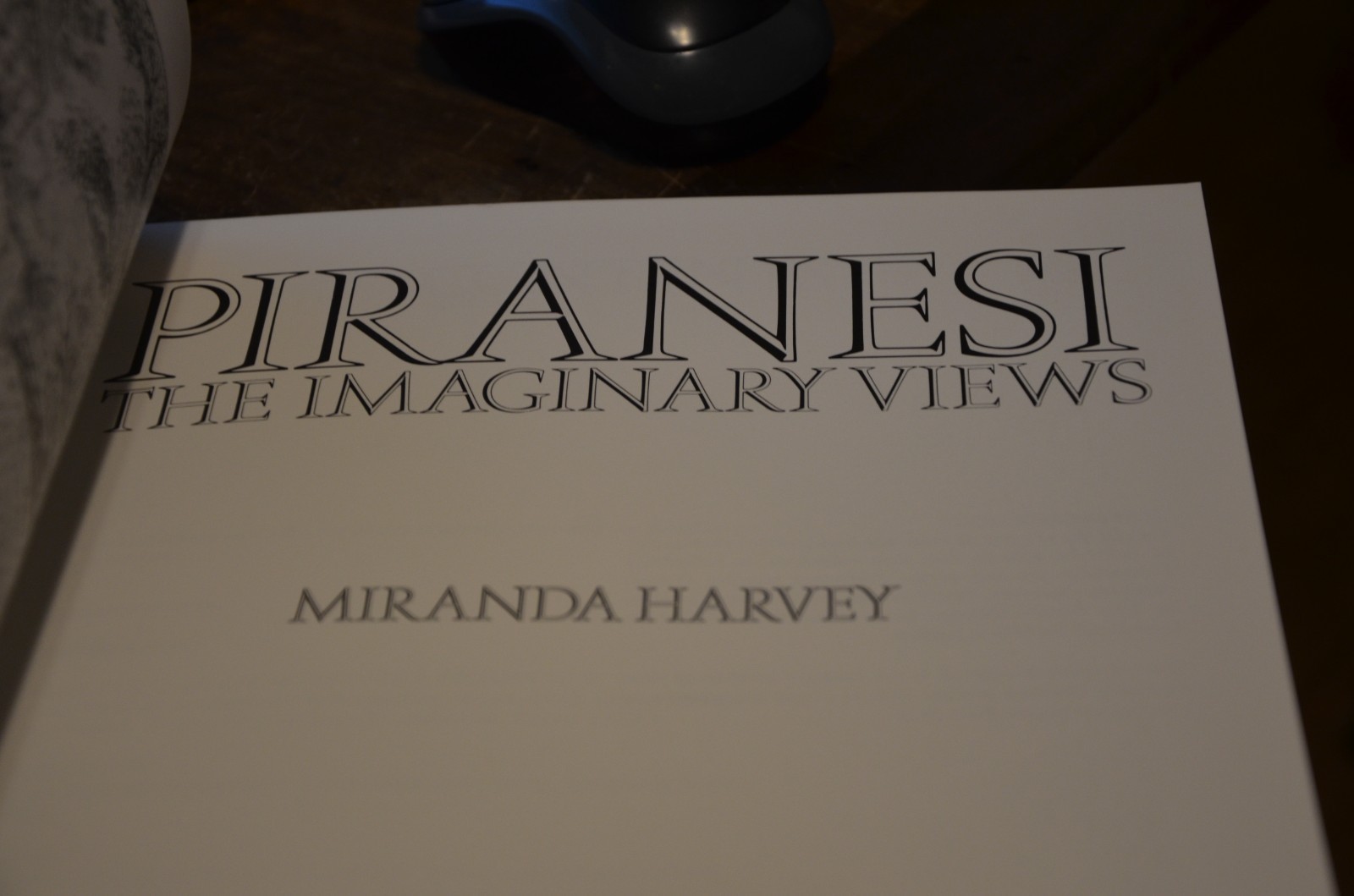 Piranesi “The Imaginary Views” Miranda Harvey 1979 Illustrated Photography
